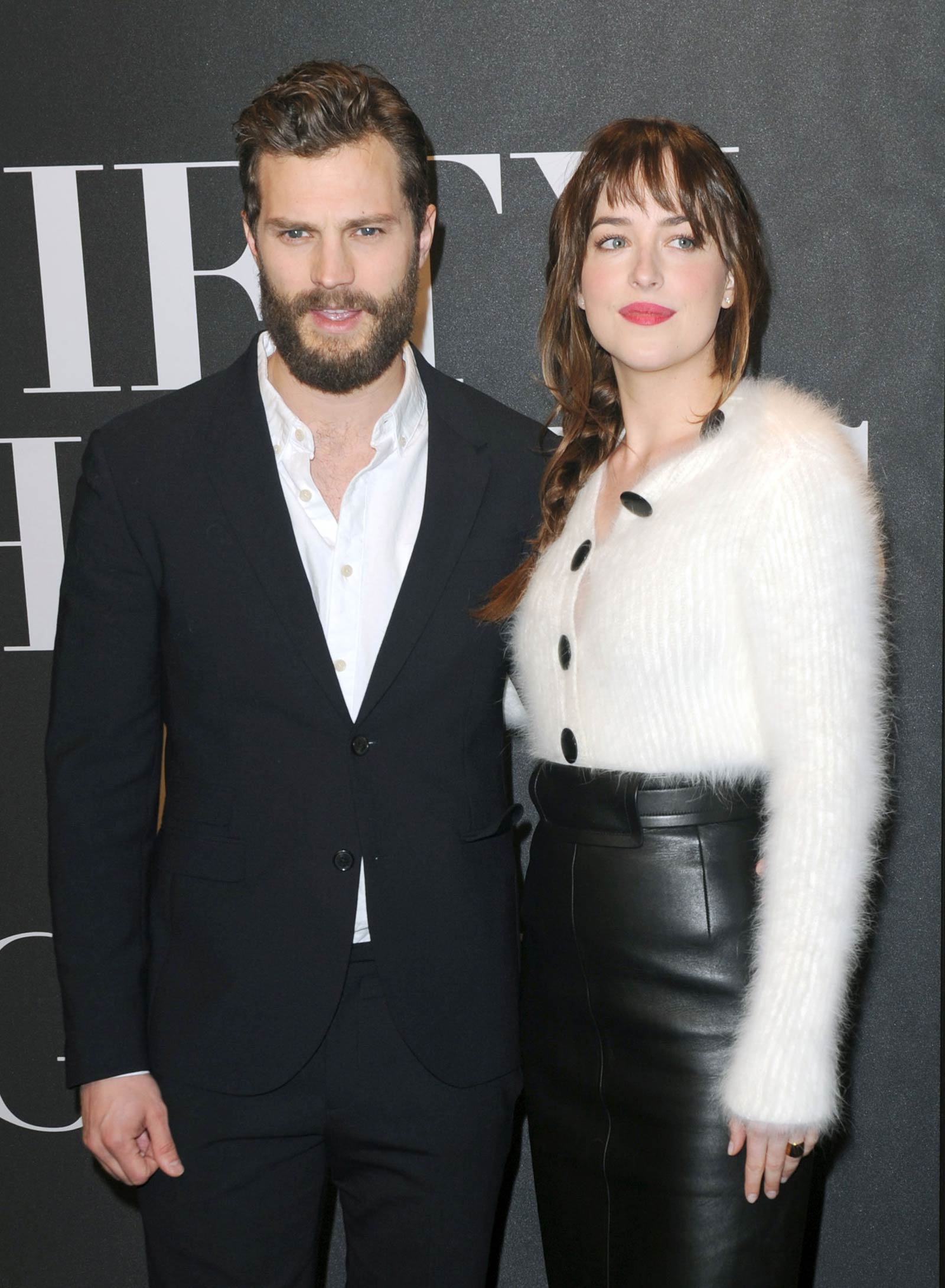 Dakota Johnson attends the Fifty Shades Of Grey screening