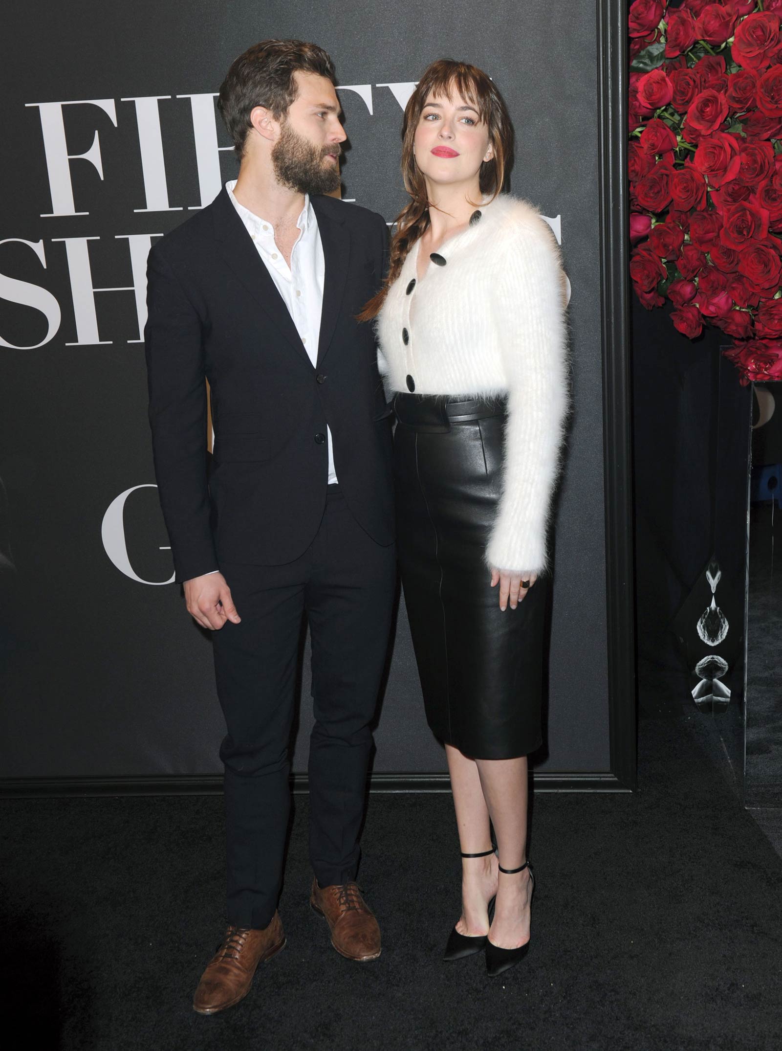 Dakota Johnson attends the Fifty Shades Of Grey screening