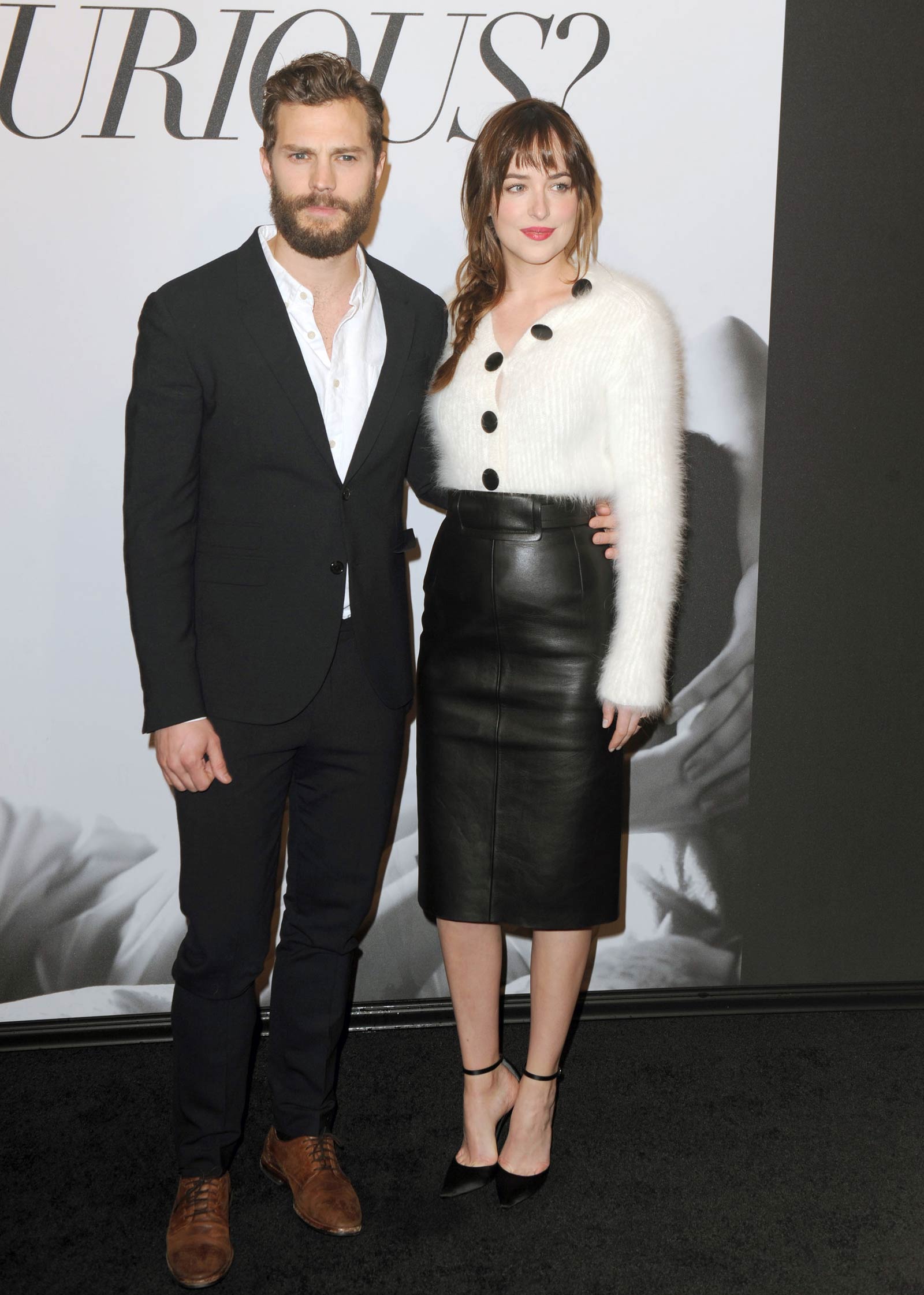 Dakota Johnson attends the Fifty Shades Of Grey screening