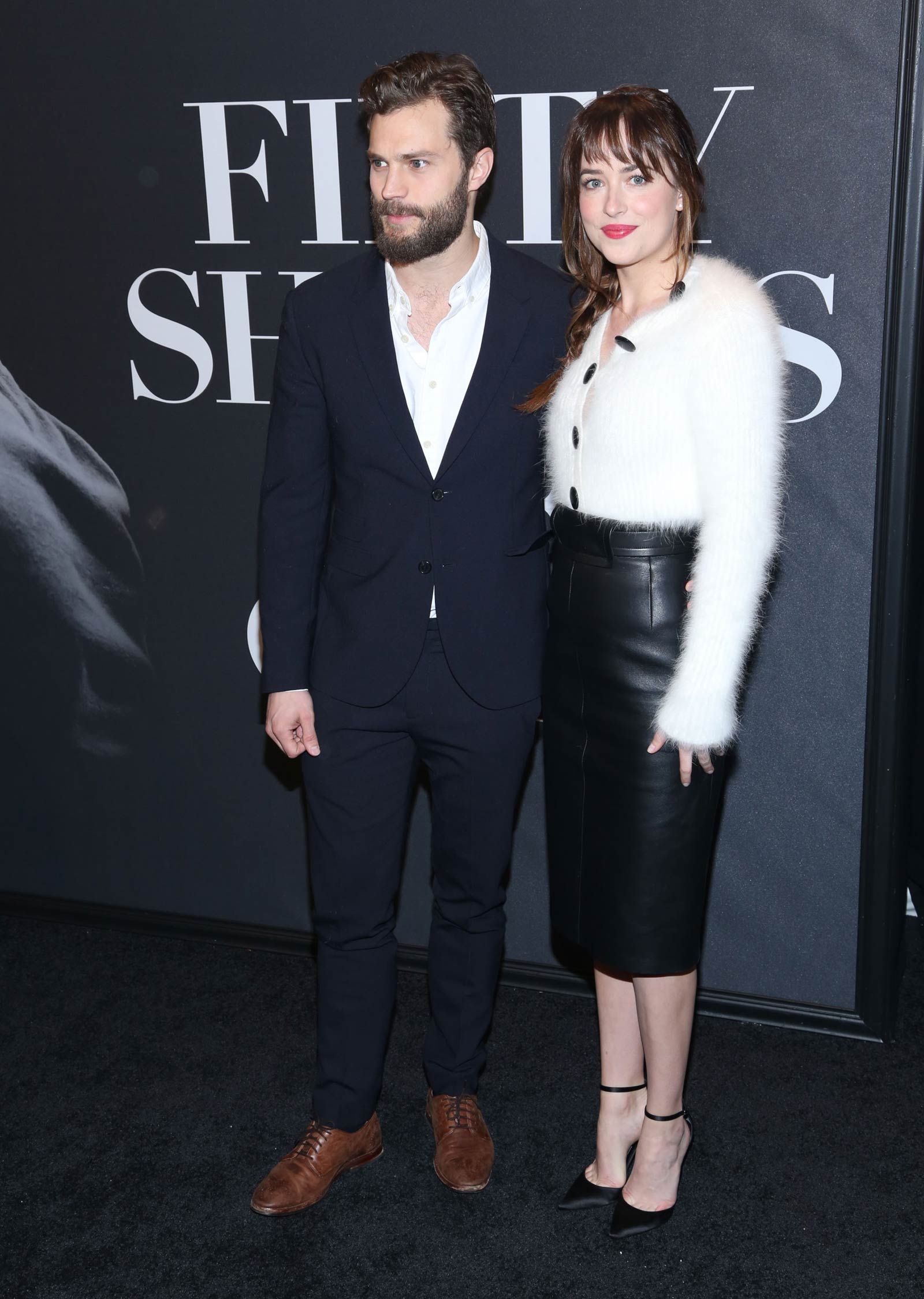 Dakota Johnson attends the Fifty Shades Of Grey screening