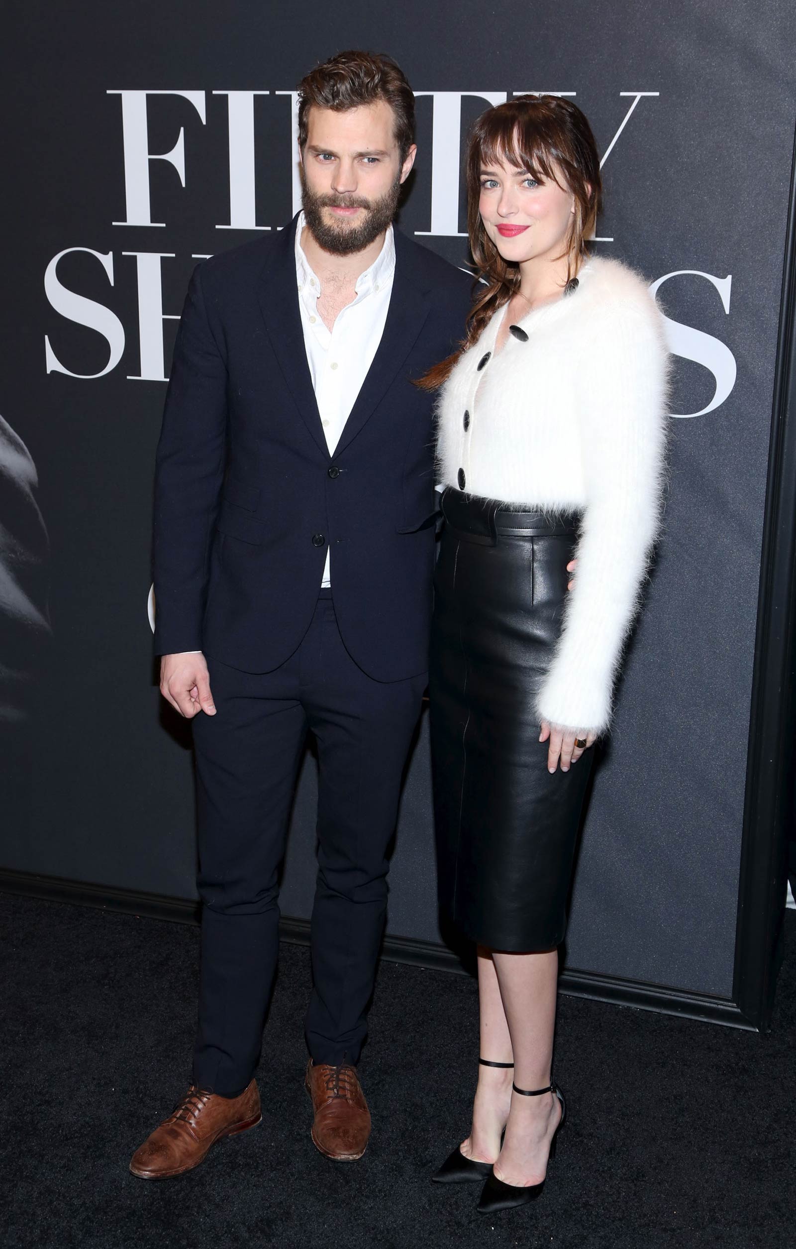 Dakota Johnson attends the Fifty Shades Of Grey screening