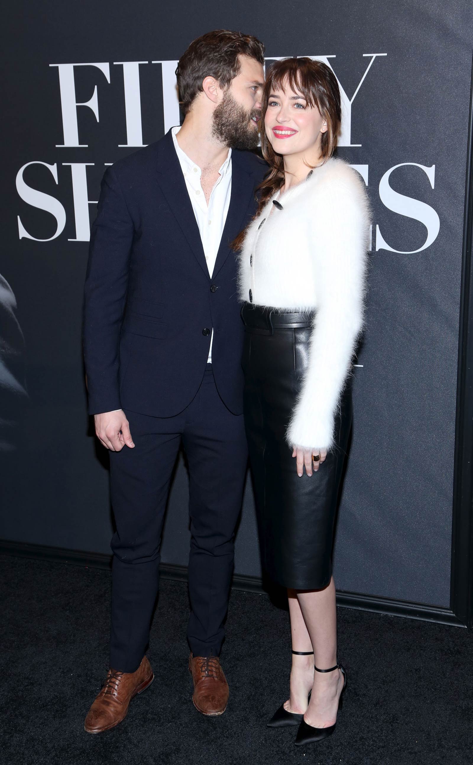 Dakota Johnson attends the Fifty Shades Of Grey screening