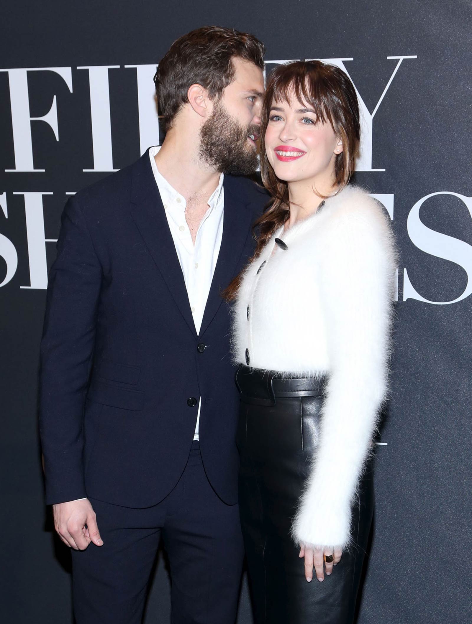 Dakota Johnson attends the Fifty Shades Of Grey screening