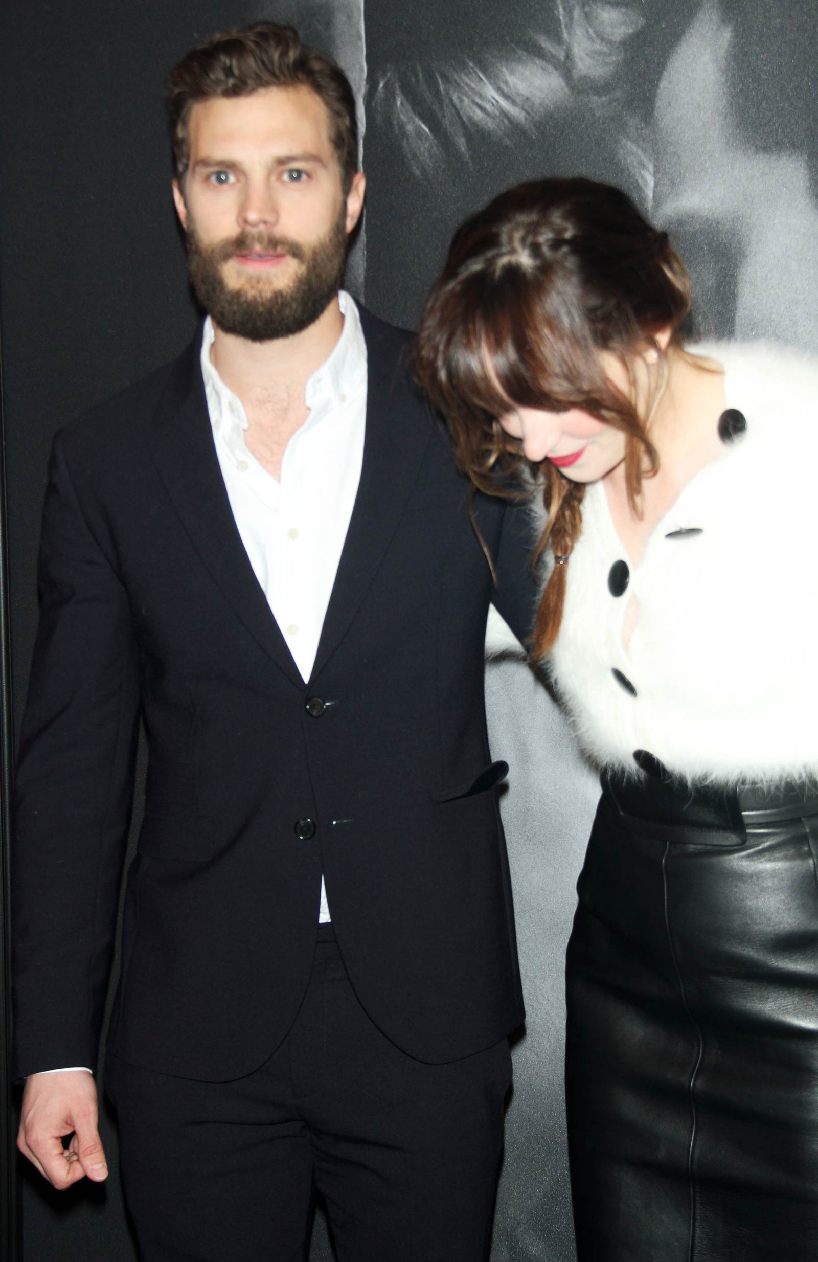 Dakota Johnson attends the Fifty Shades Of Grey screening