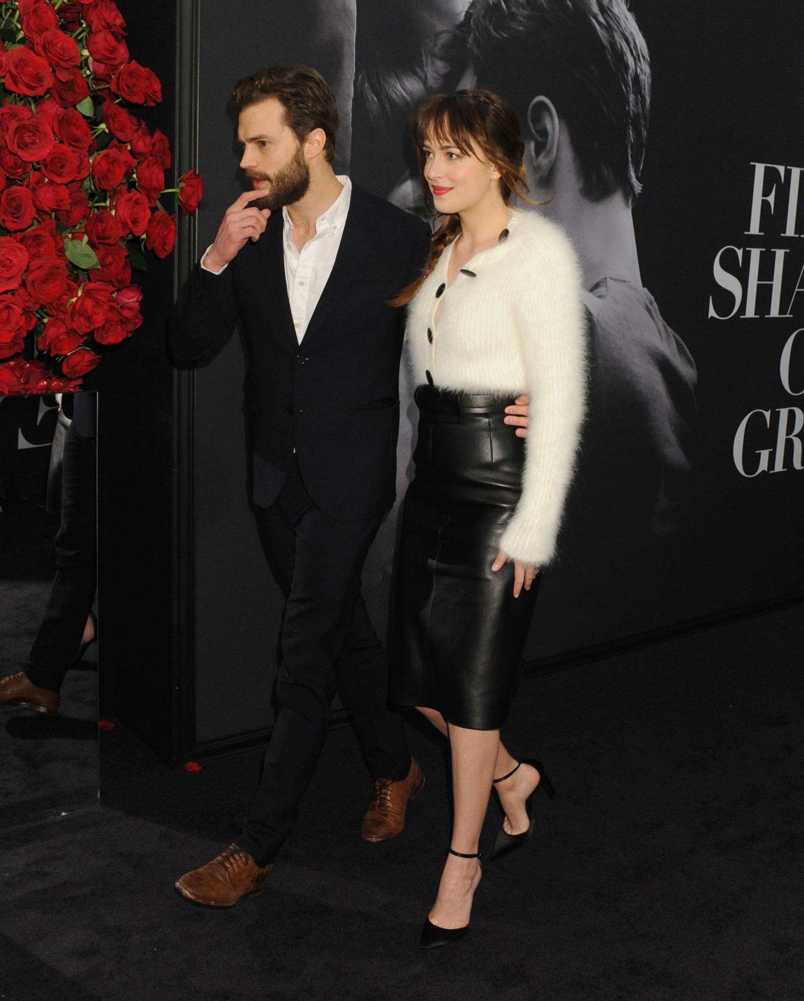 Dakota Johnson attends the Fifty Shades Of Grey screening