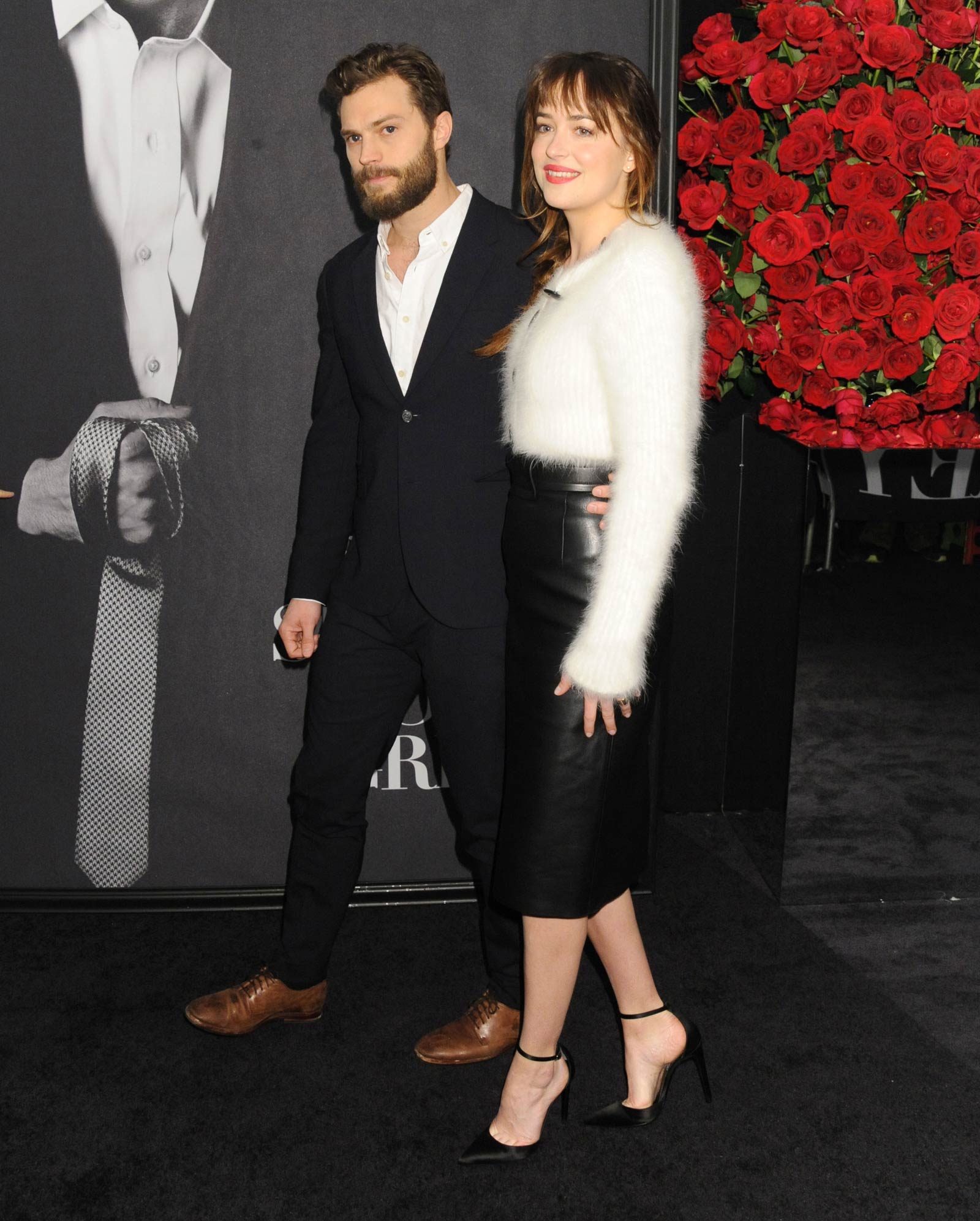 Dakota Johnson attends the Fifty Shades Of Grey screening