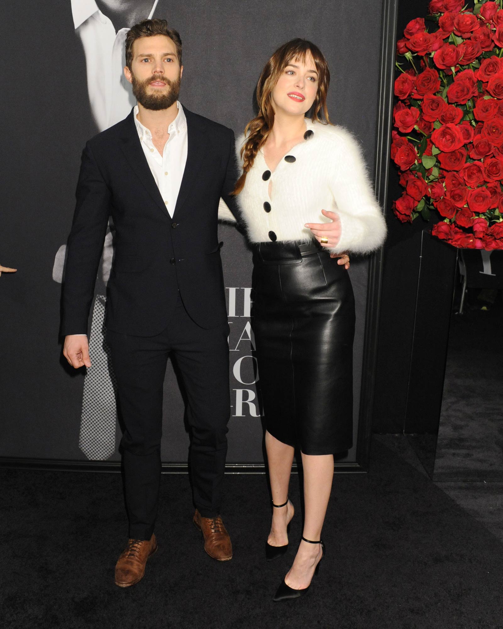 Dakota Johnson attends the Fifty Shades Of Grey screening