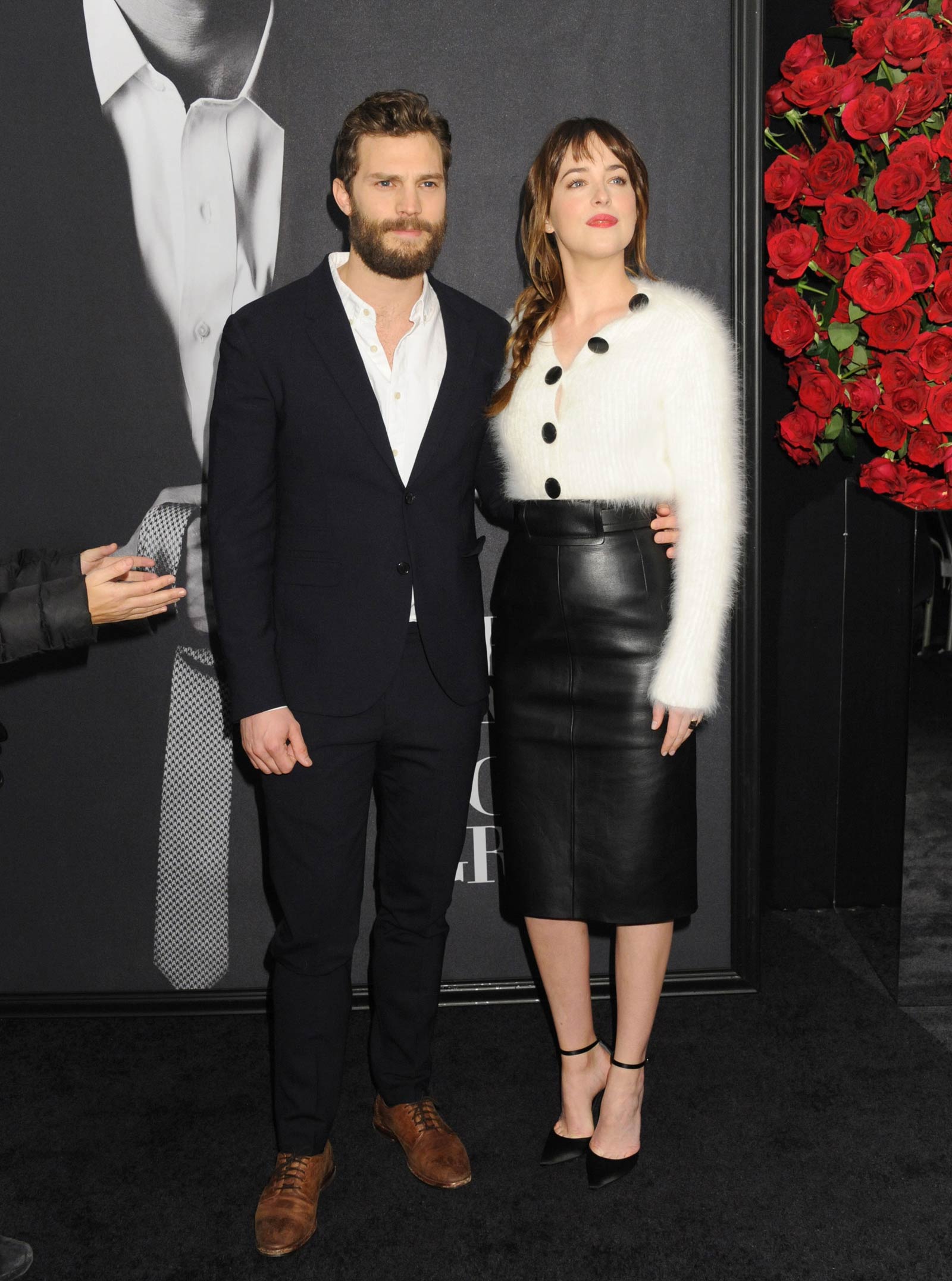 Dakota Johnson attends the Fifty Shades Of Grey screening