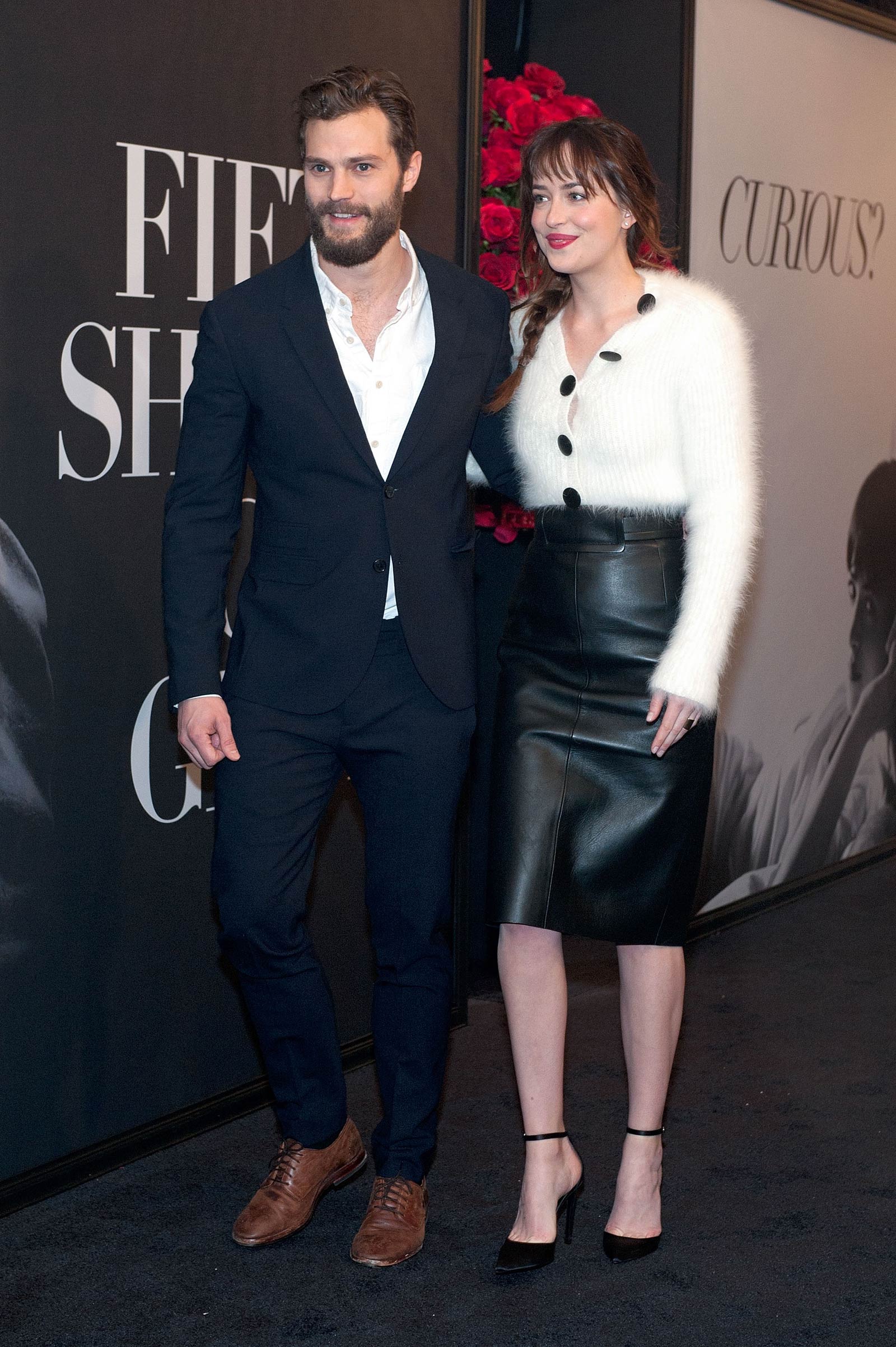 Dakota Johnson attends the Fifty Shades Of Grey screening