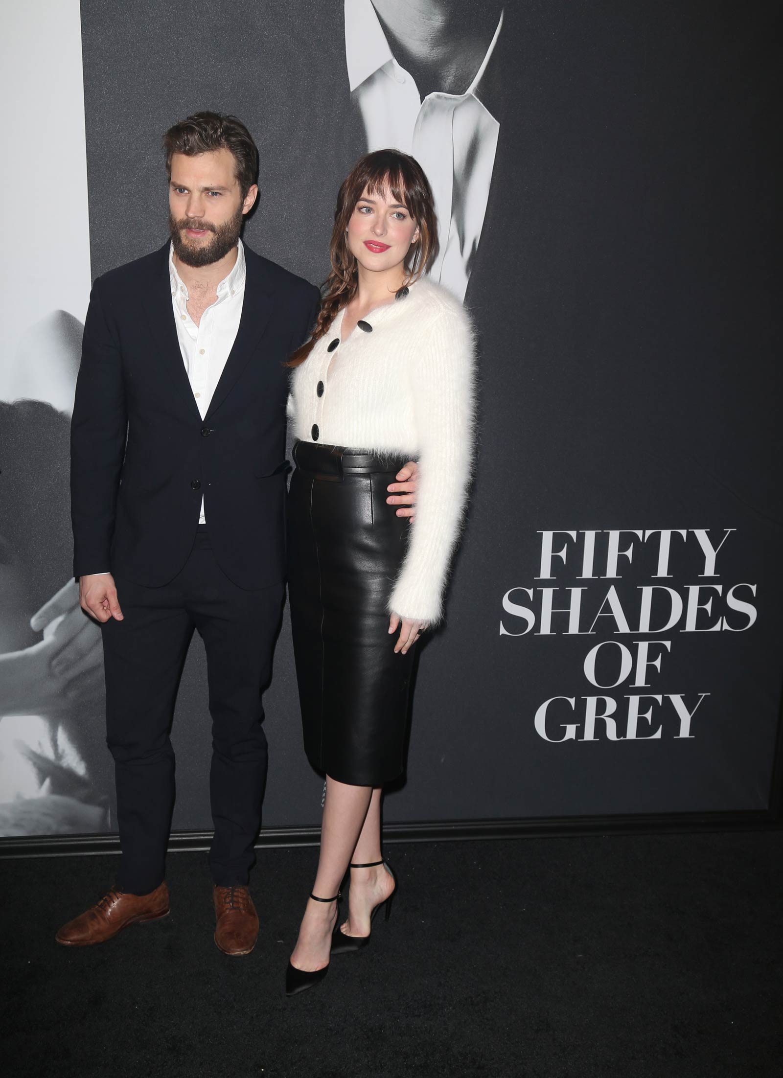 Dakota Johnson attends the Fifty Shades Of Grey screening