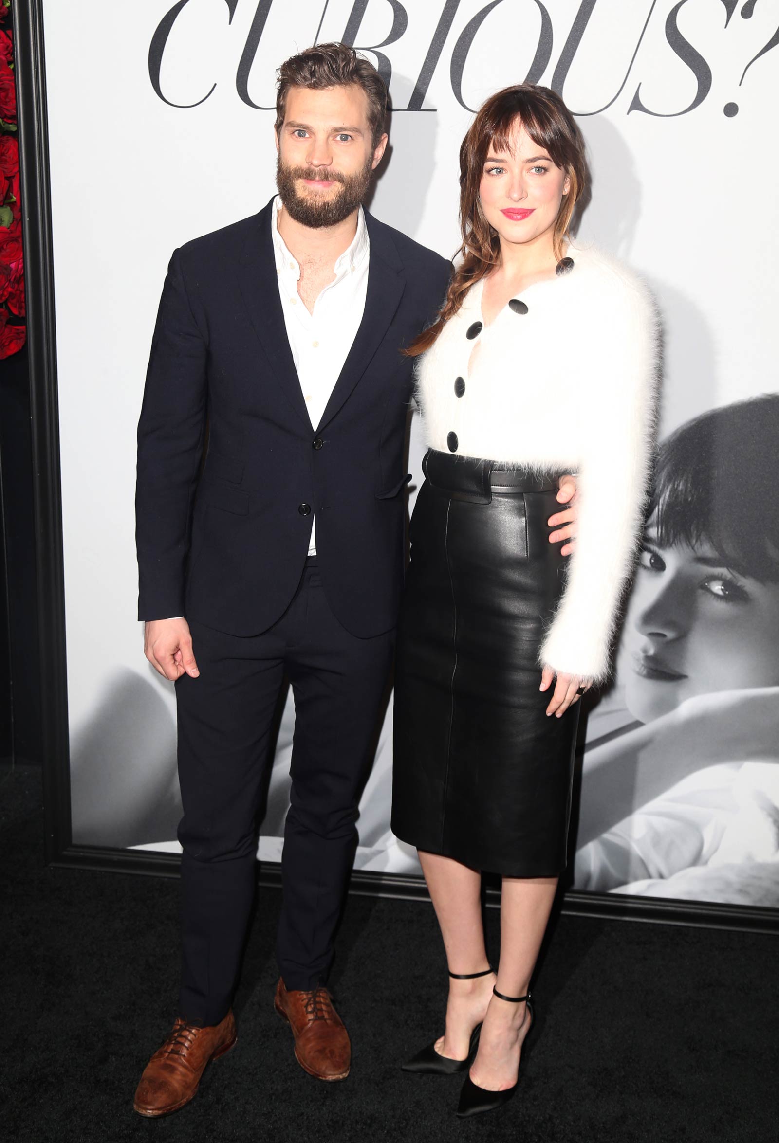 Dakota Johnson attends the Fifty Shades Of Grey screening