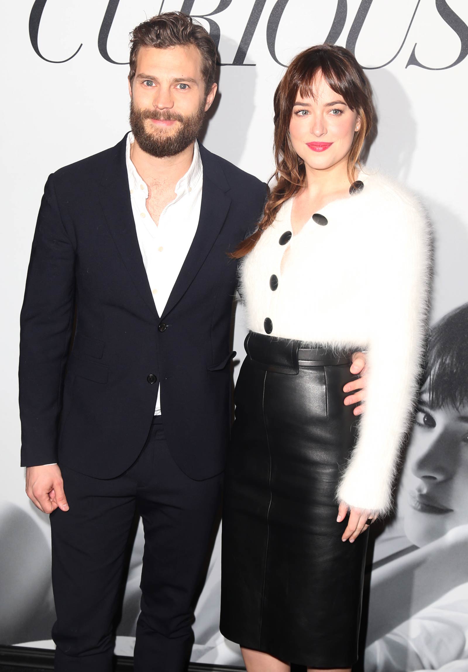 Dakota Johnson attends the Fifty Shades Of Grey screening