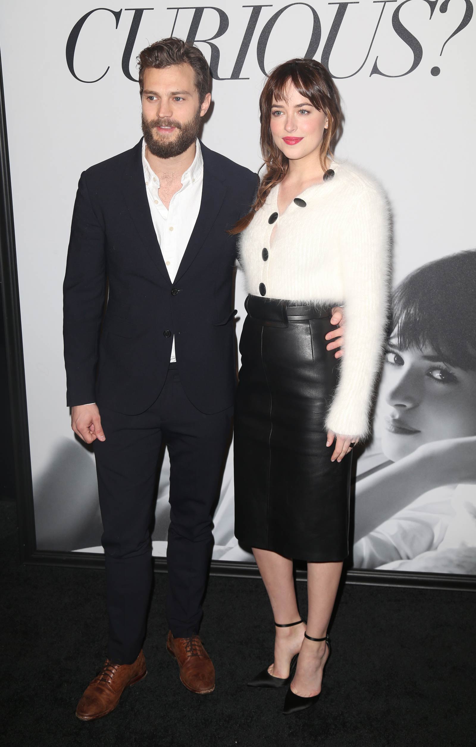 Dakota Johnson attends the Fifty Shades Of Grey screening