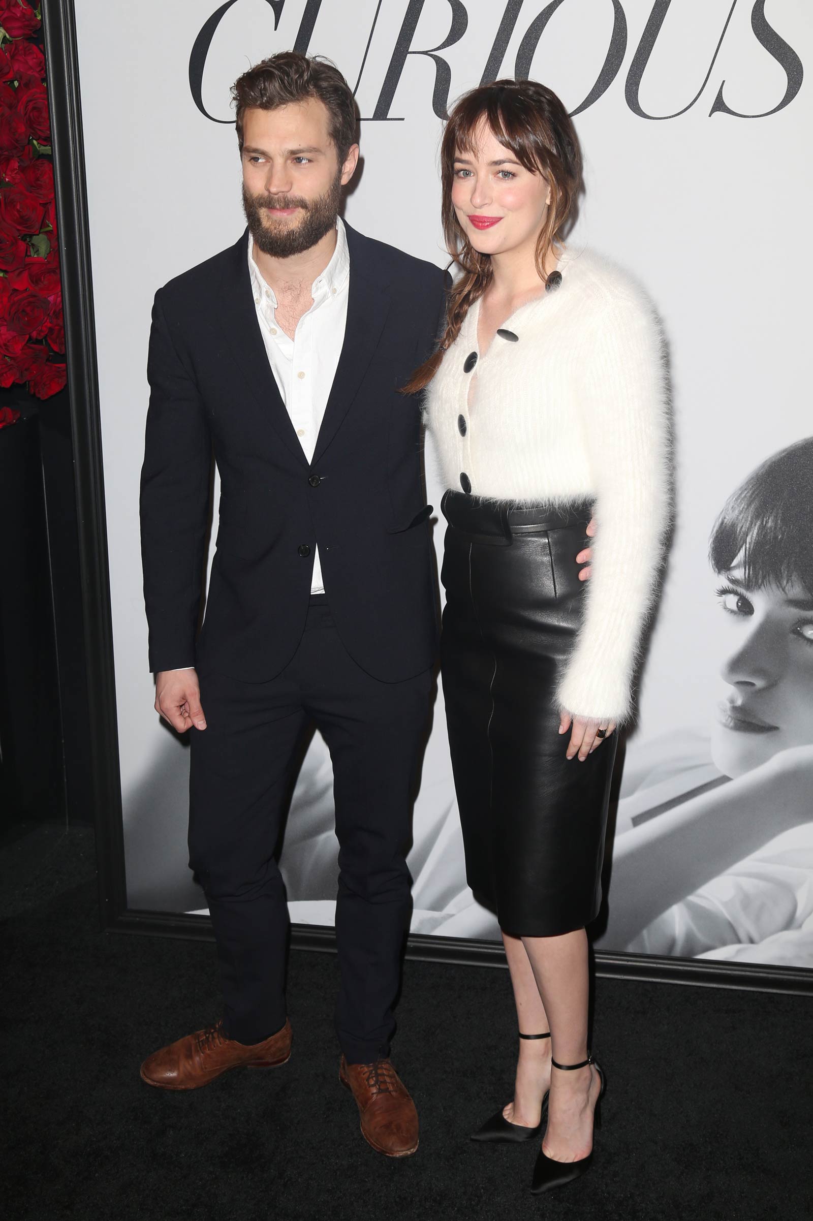 Dakota Johnson attends the Fifty Shades Of Grey screening