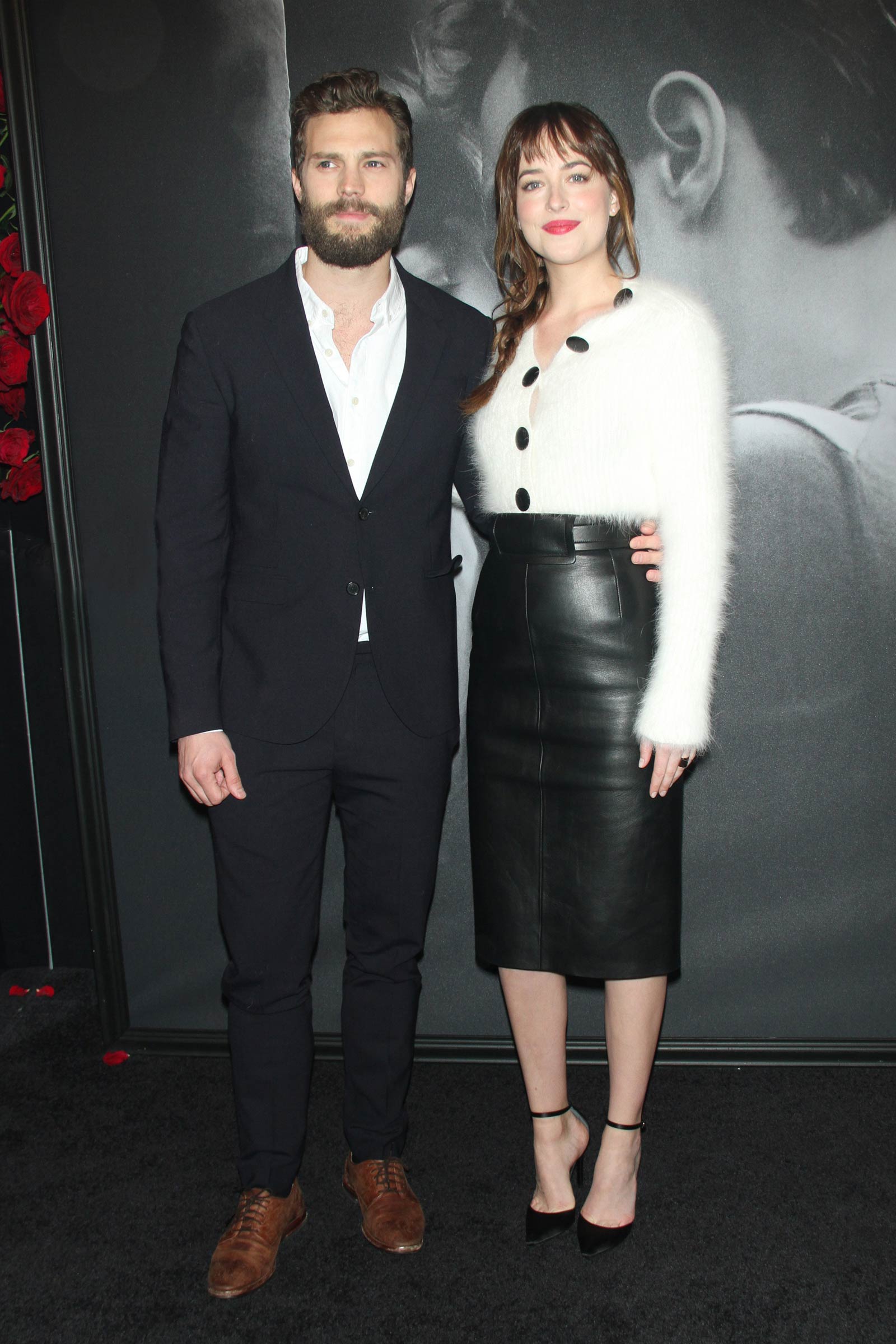 Dakota Johnson attends the Fifty Shades Of Grey screening