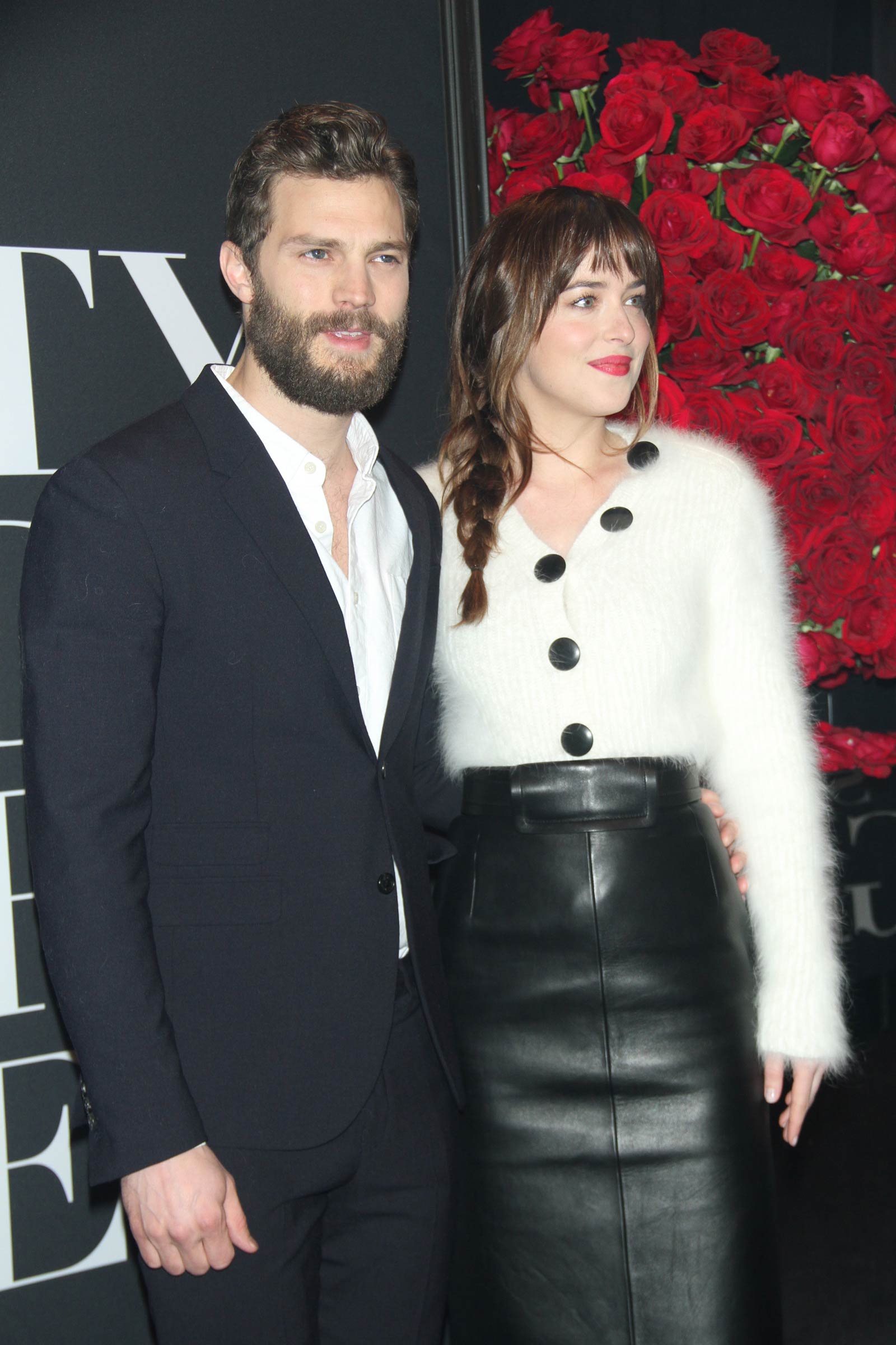 Dakota Johnson attends the Fifty Shades Of Grey screening