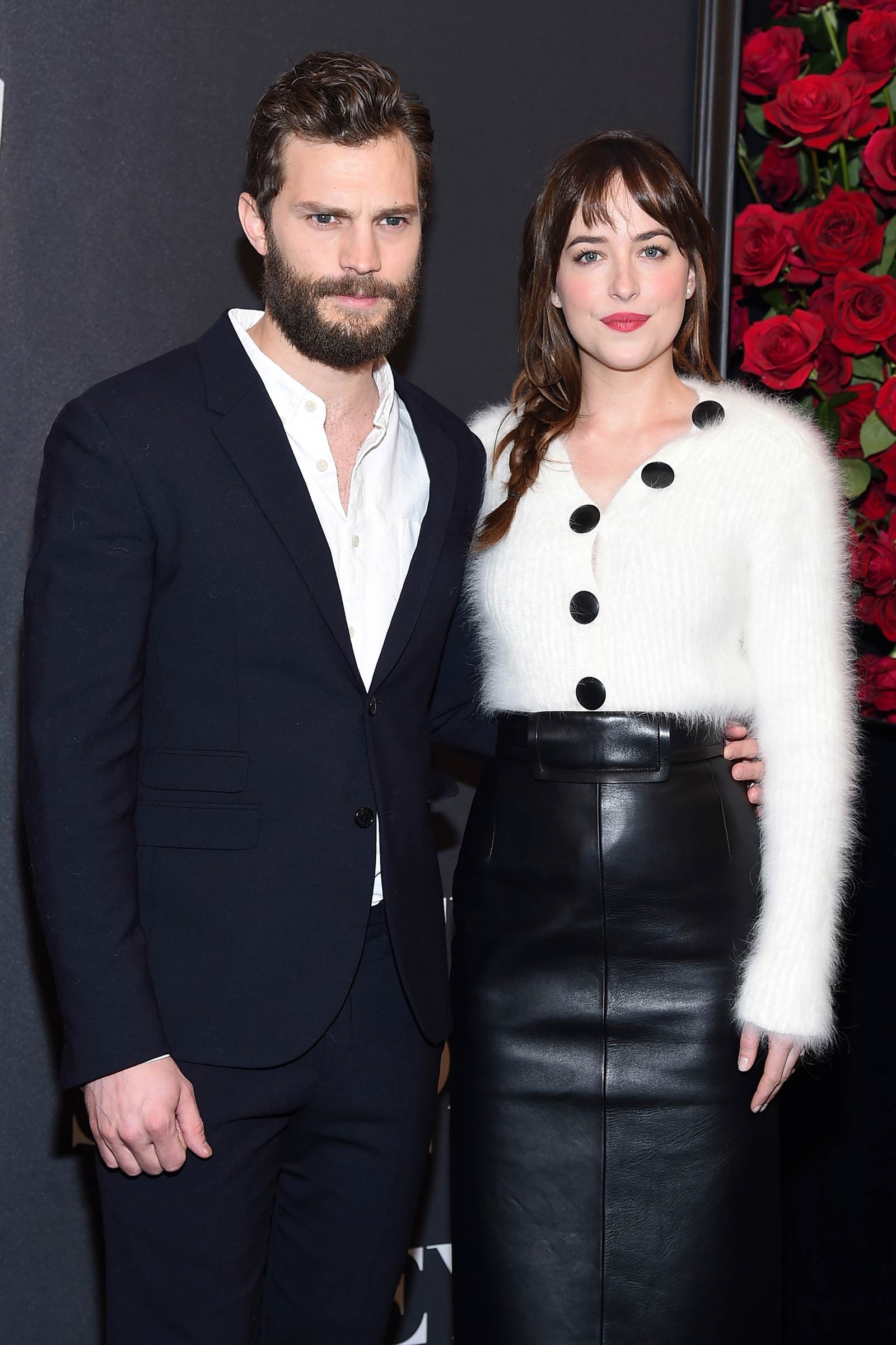 Dakota Johnson attends the Fifty Shades Of Grey screening