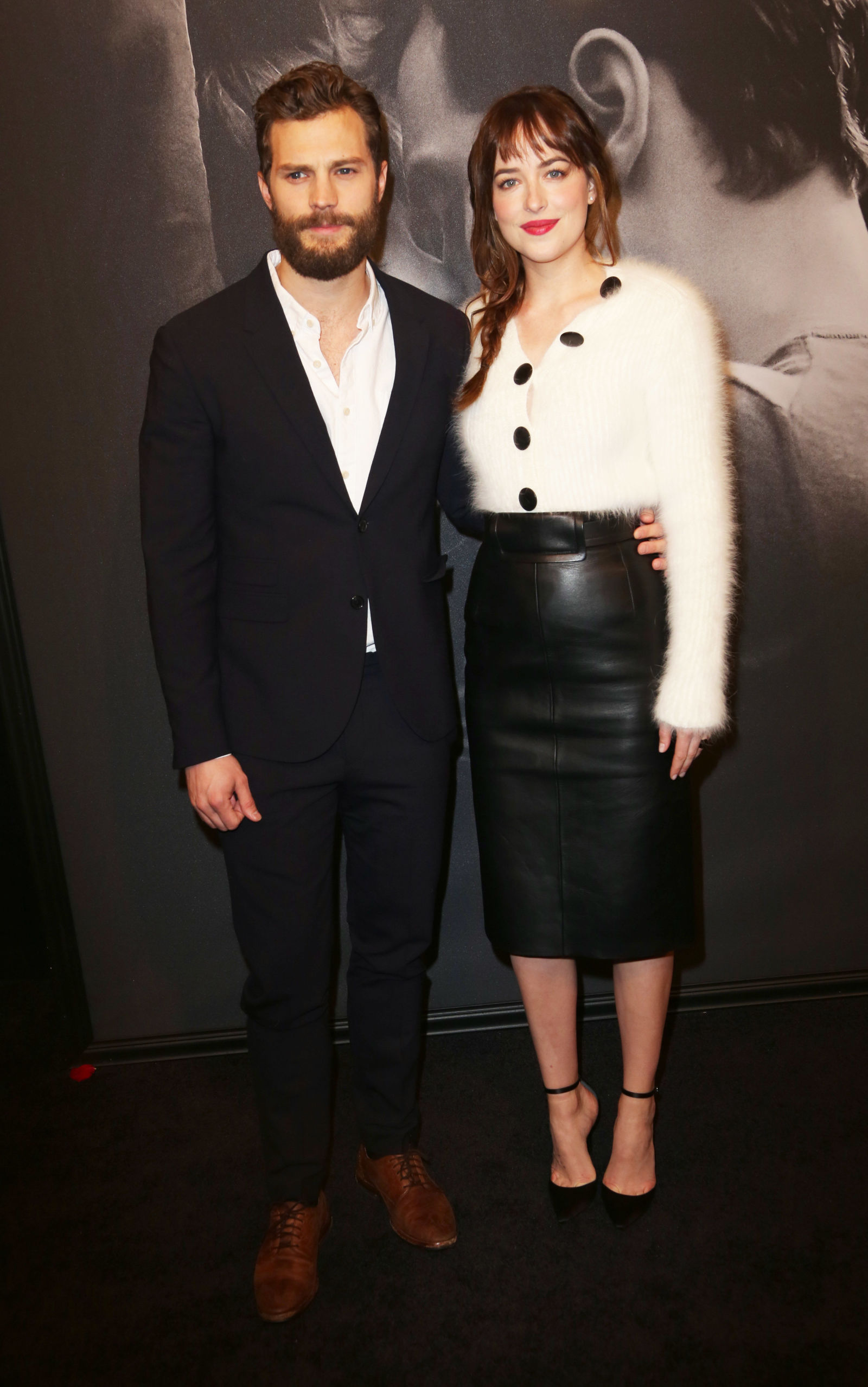 Dakota Johnson attends the Fifty Shades Of Grey screening