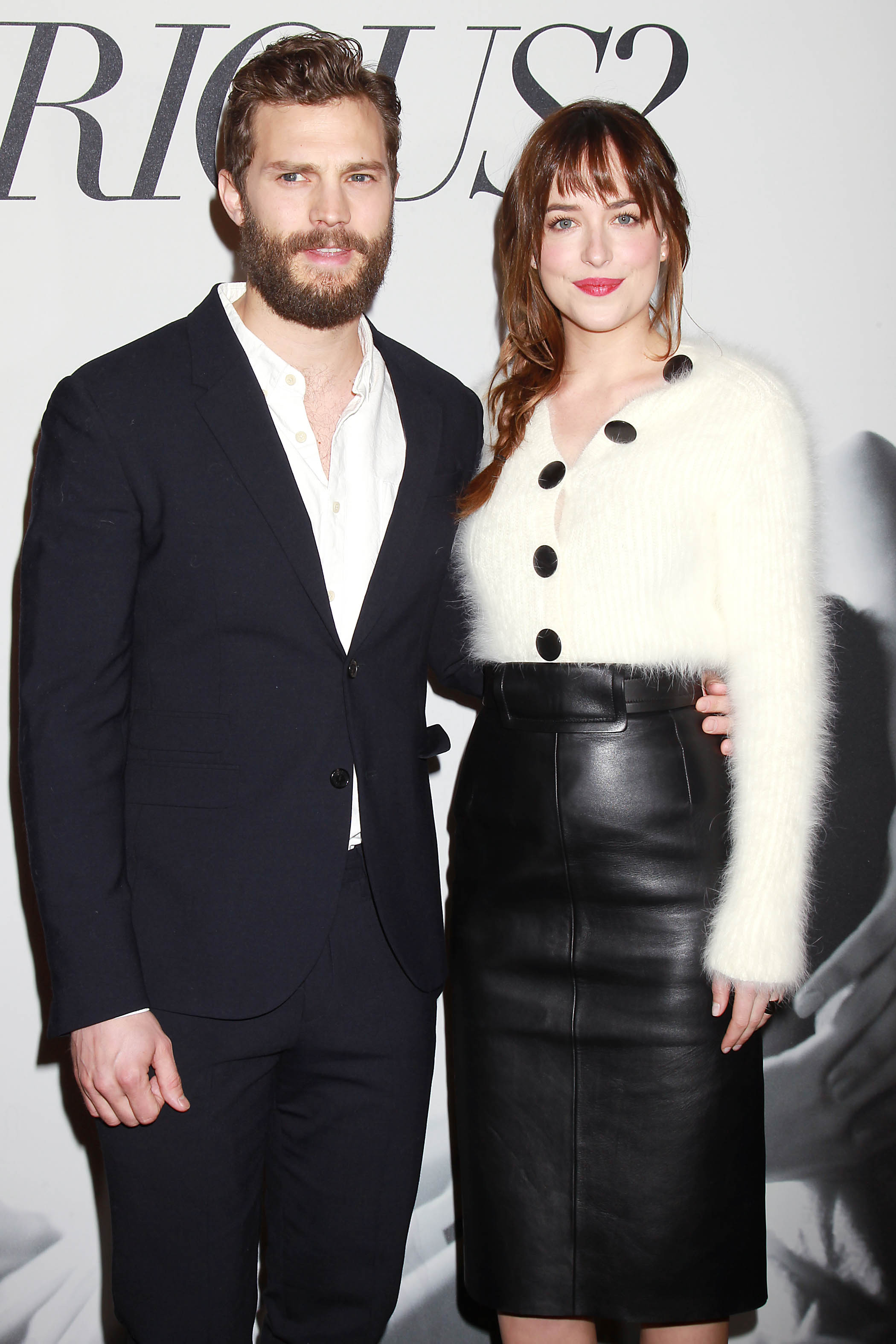 Dakota Johnson attends the Fifty Shades Of Grey screening