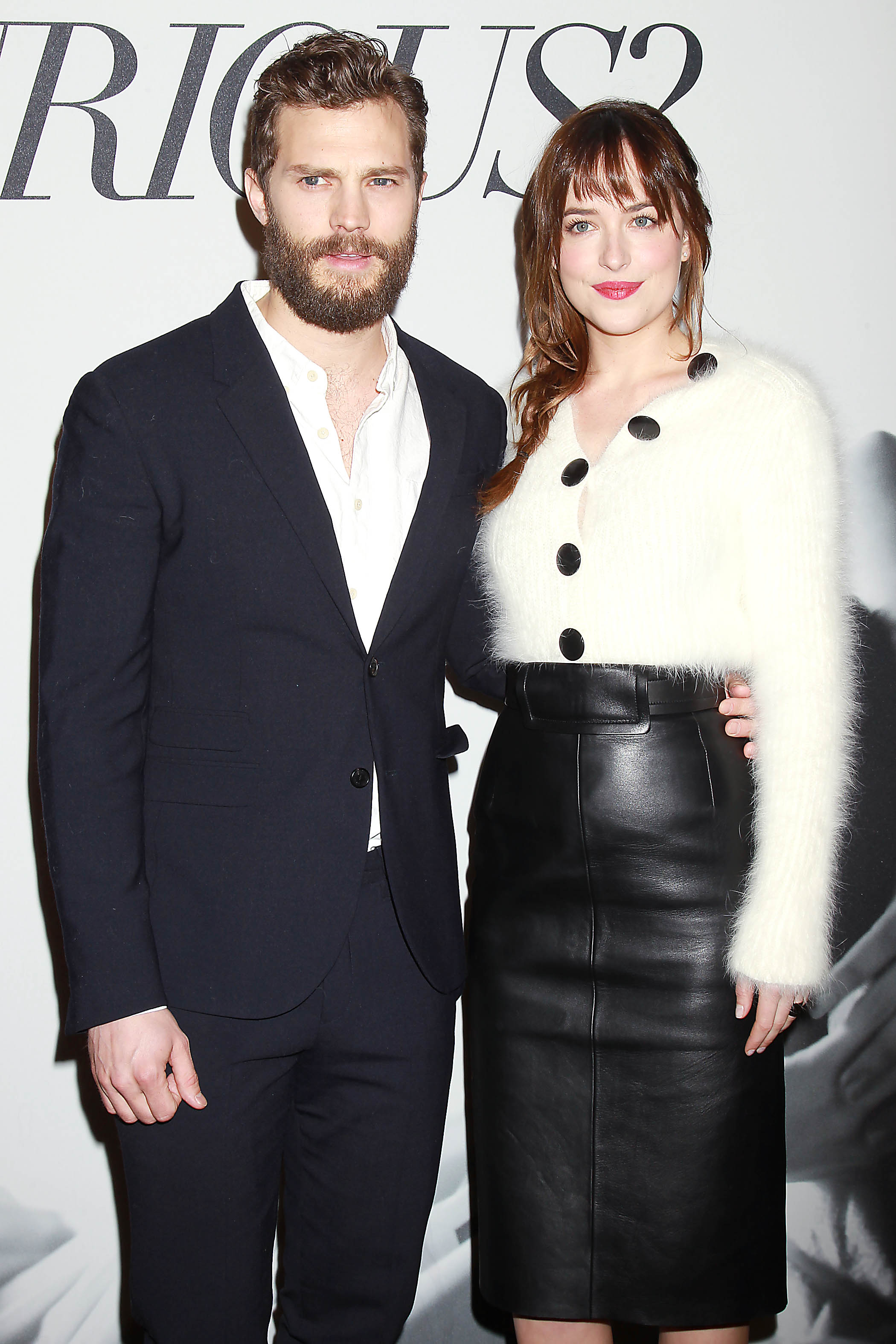 Dakota Johnson attends the Fifty Shades Of Grey screening