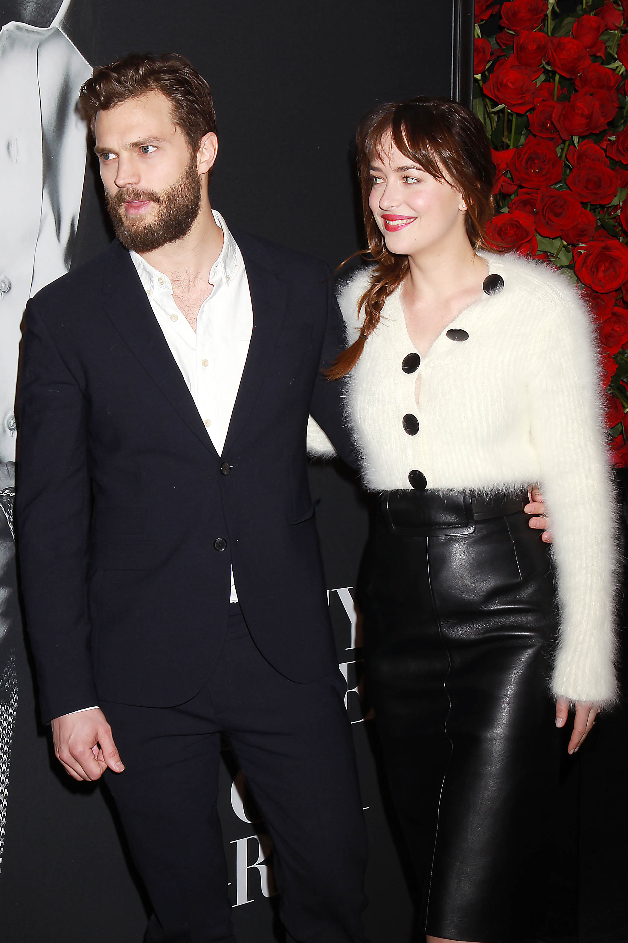 Dakota Johnson attends the Fifty Shades Of Grey screening