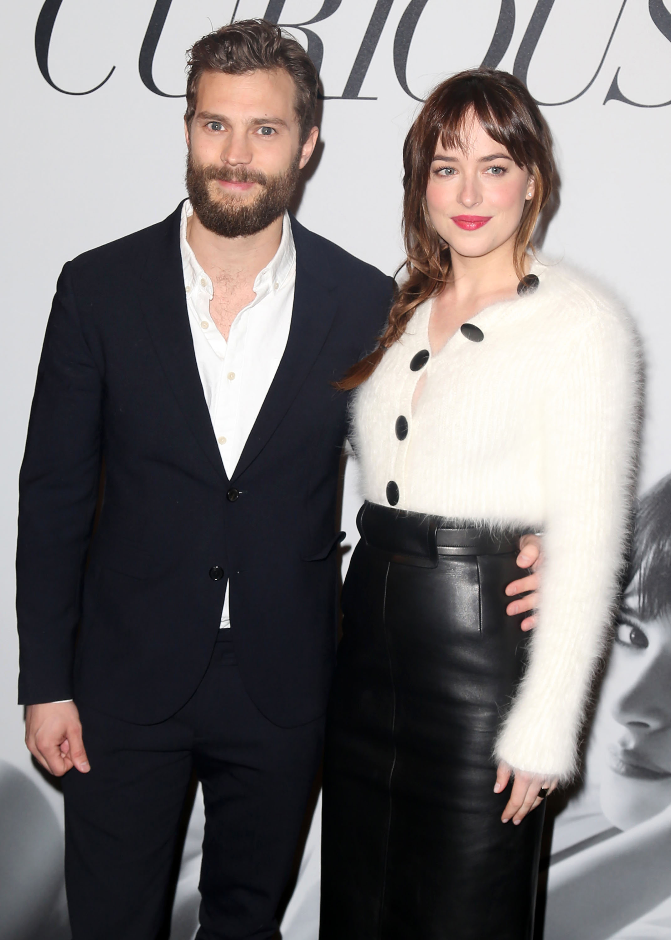 Dakota Johnson attends the Fifty Shades Of Grey screening