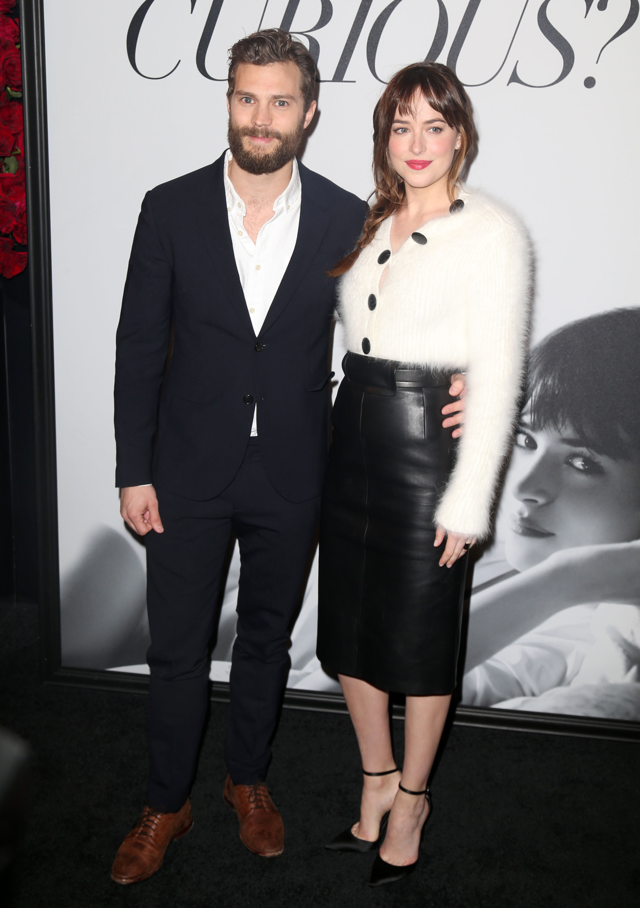 Dakota Johnson attends the Fifty Shades Of Grey screening