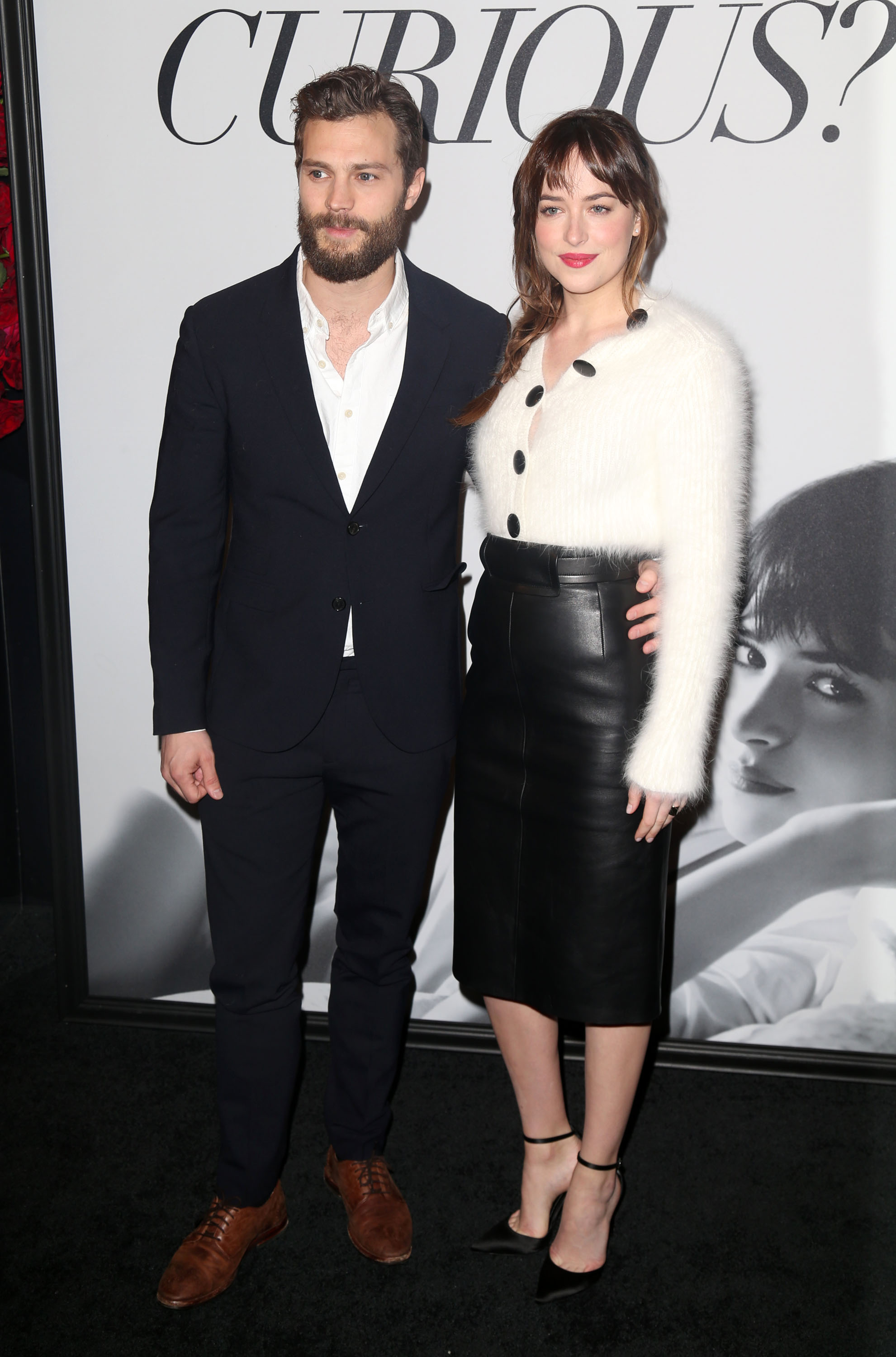 Dakota Johnson attends the Fifty Shades Of Grey screening