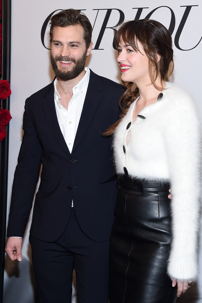 Dakota Johnson attends the Fifty Shades Of Grey screening