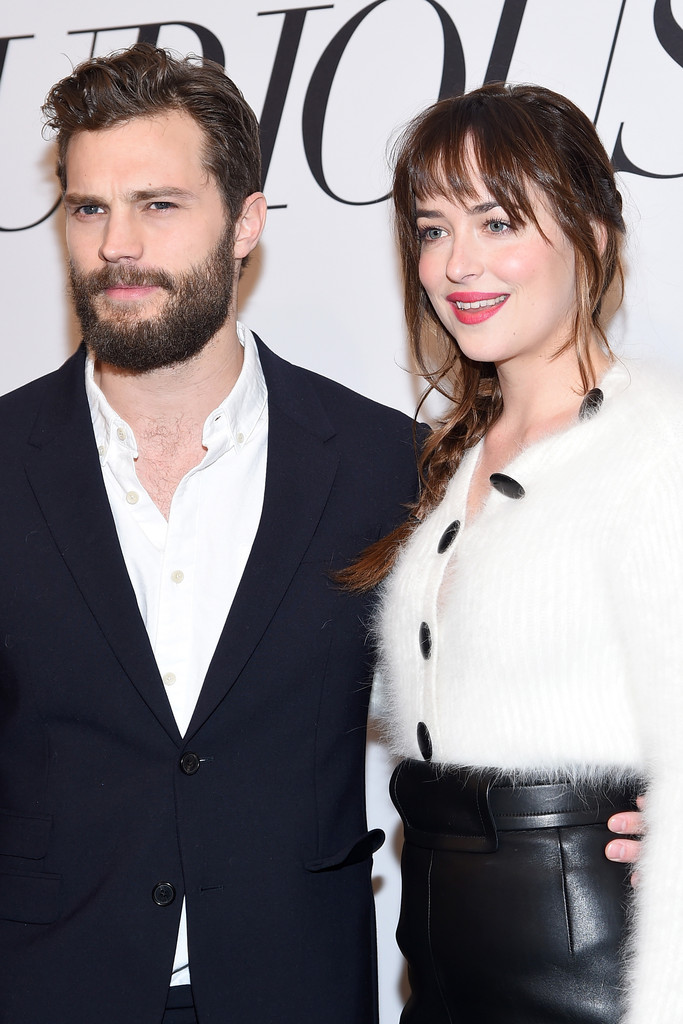 Dakota Johnson attends the Fifty Shades Of Grey screening