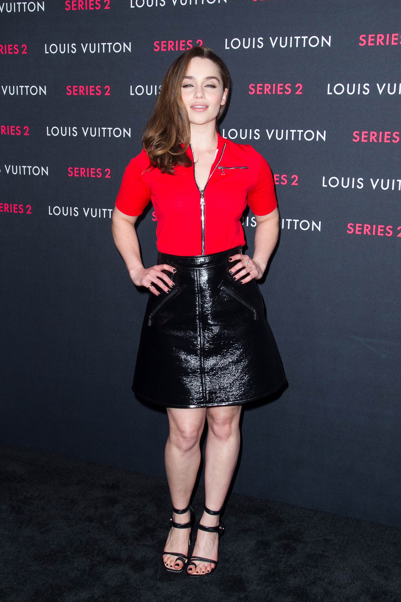 Emilia Clarke attends Louis Vuitton Series 2 The Exhibition