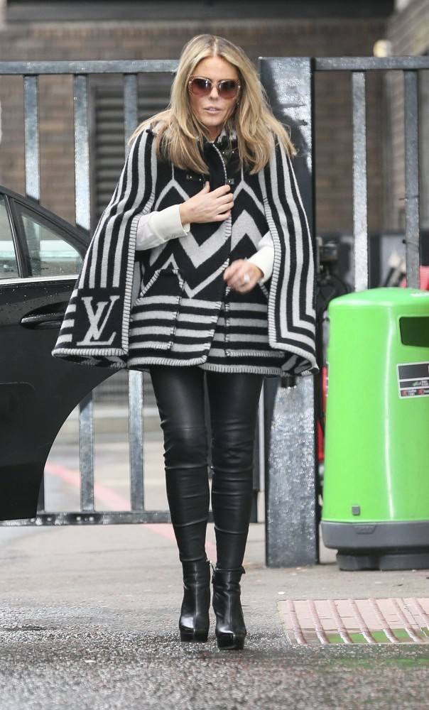 Patsy Kensit is pictured leaving the ITV studios