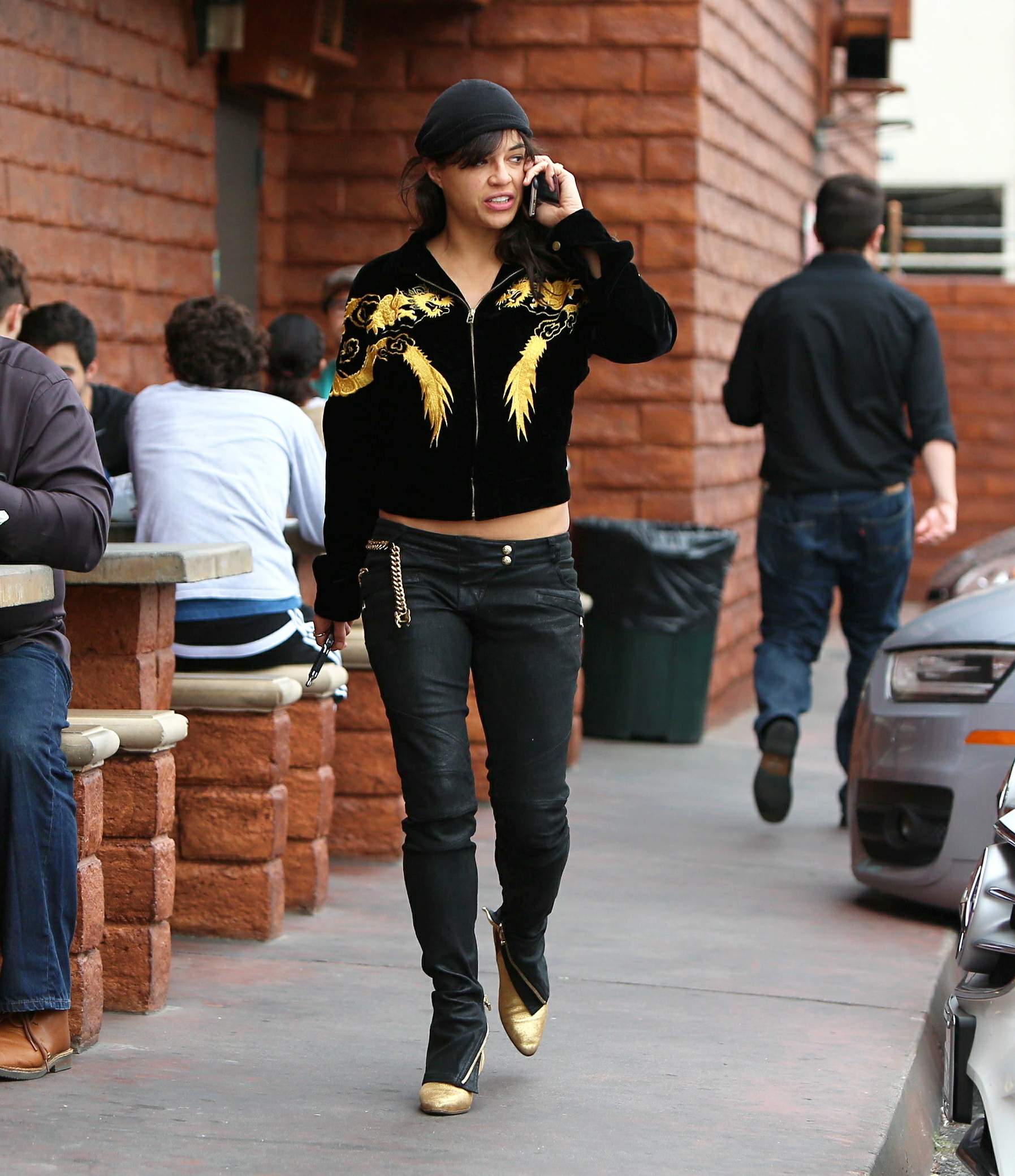 Michelle Rodriguez spotted out in Beverly Hills