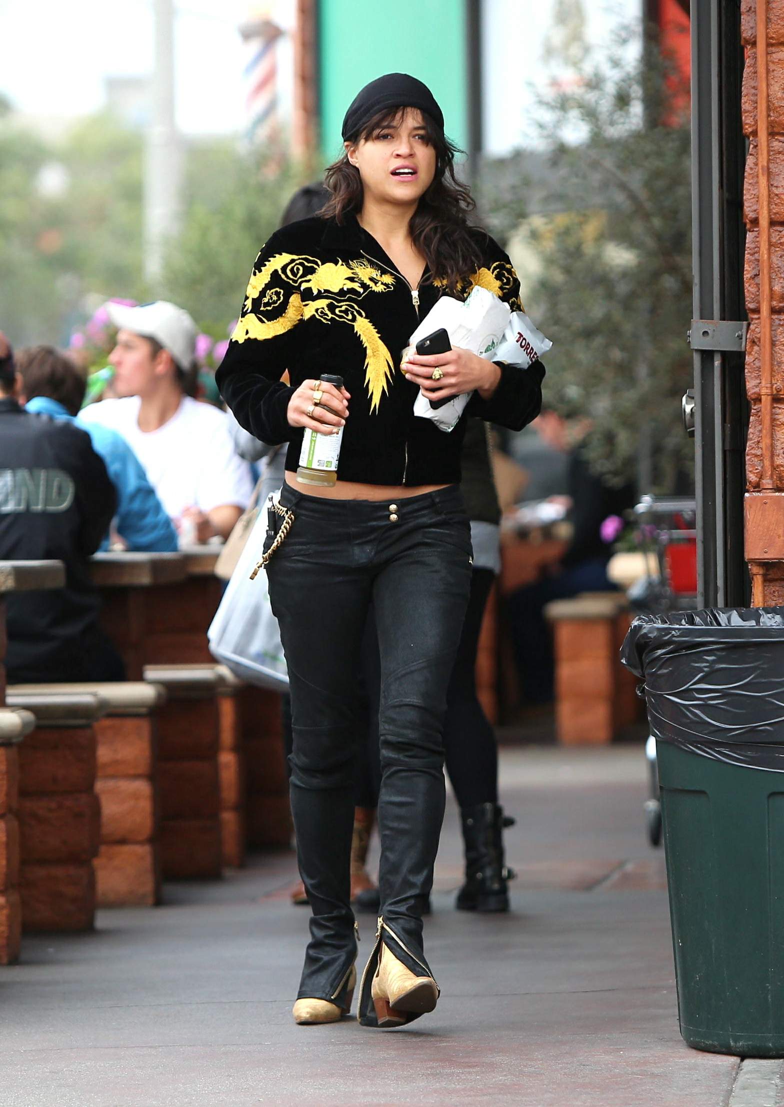 Michelle Rodriguez spotted out in Beverly Hills