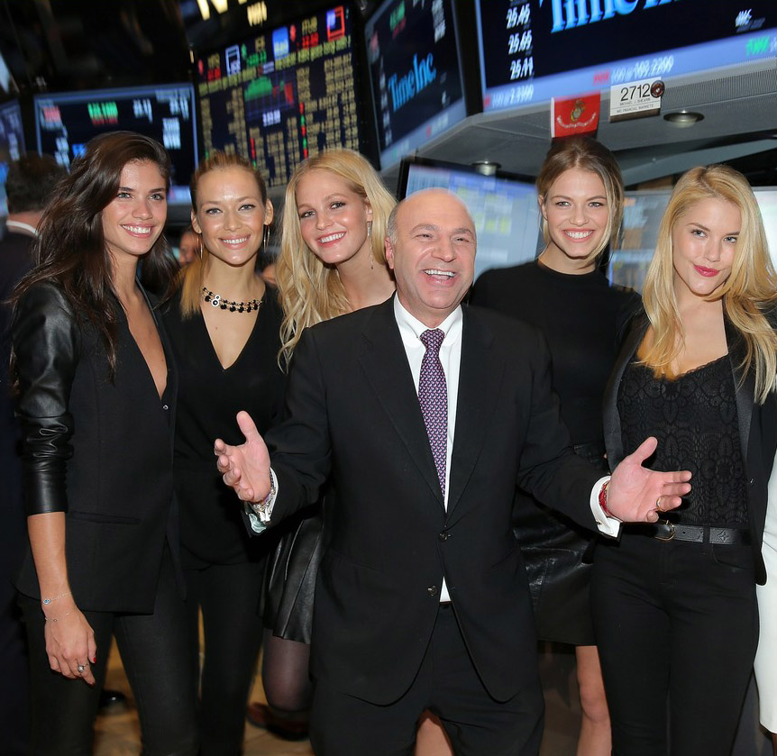 Sports Illustrated Swimsuit Models at the New York Stock Exchange