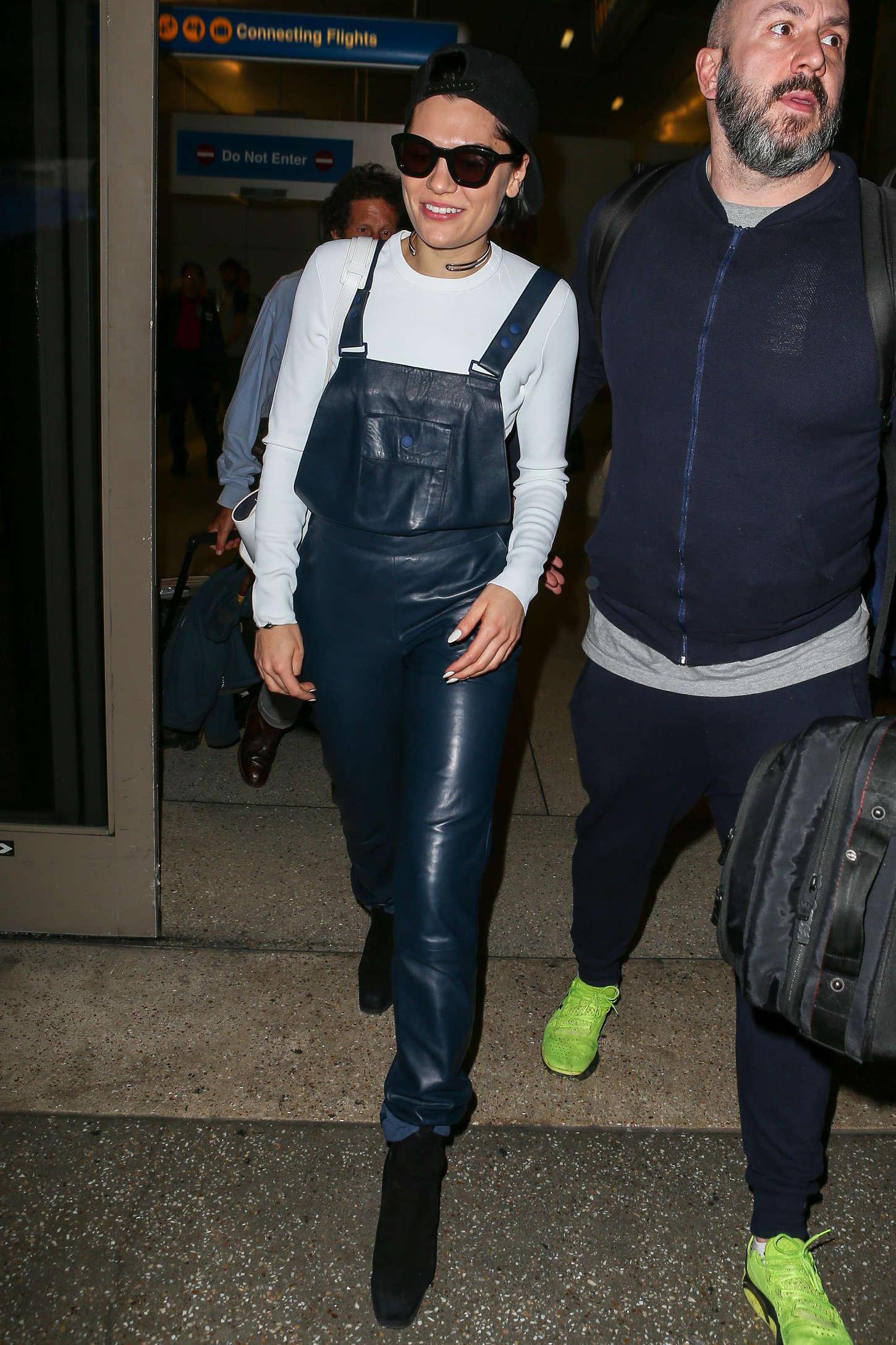 Jessie J arriving at LAX airport in Los Angeles