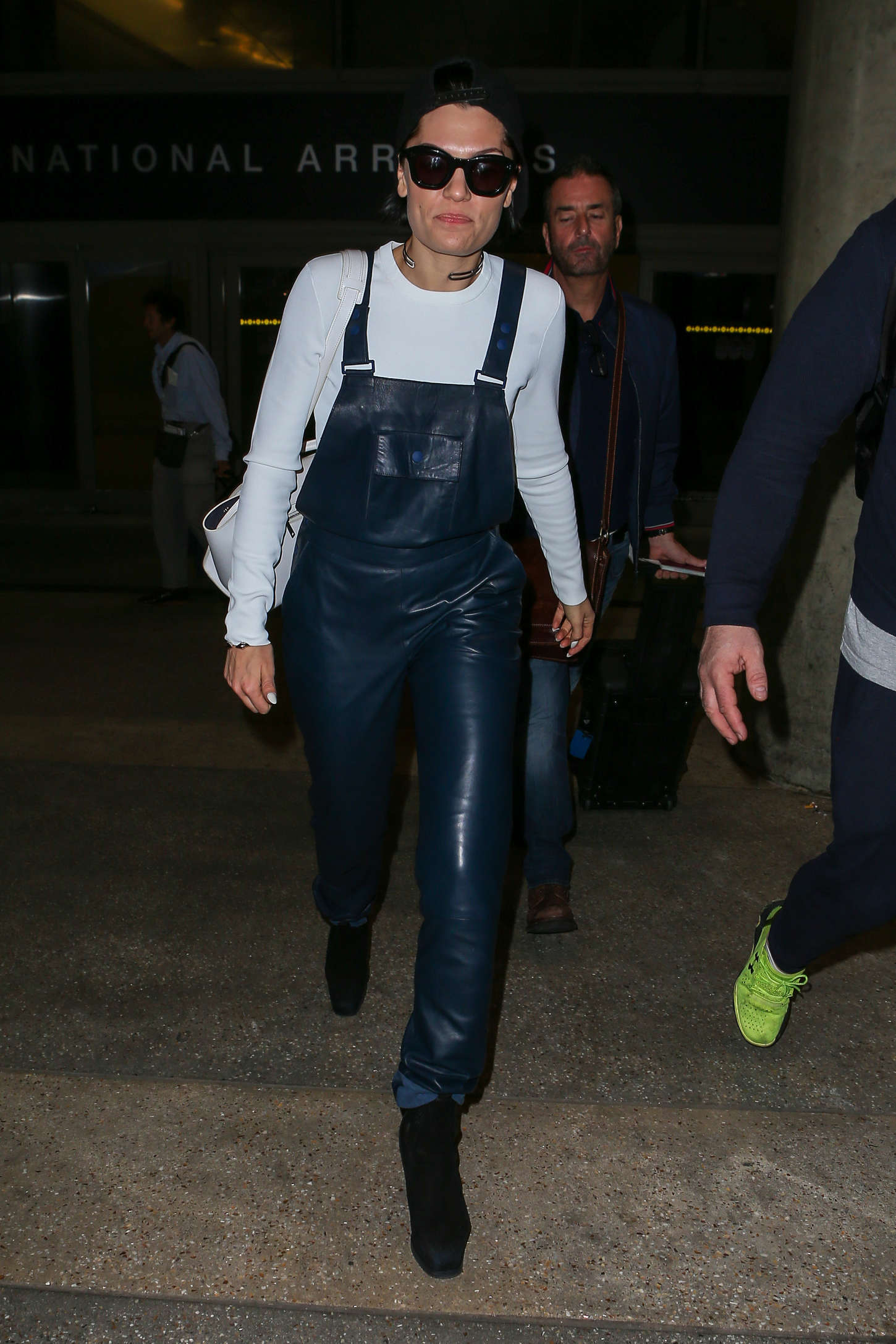Jessie J arriving at LAX airport in Los Angeles