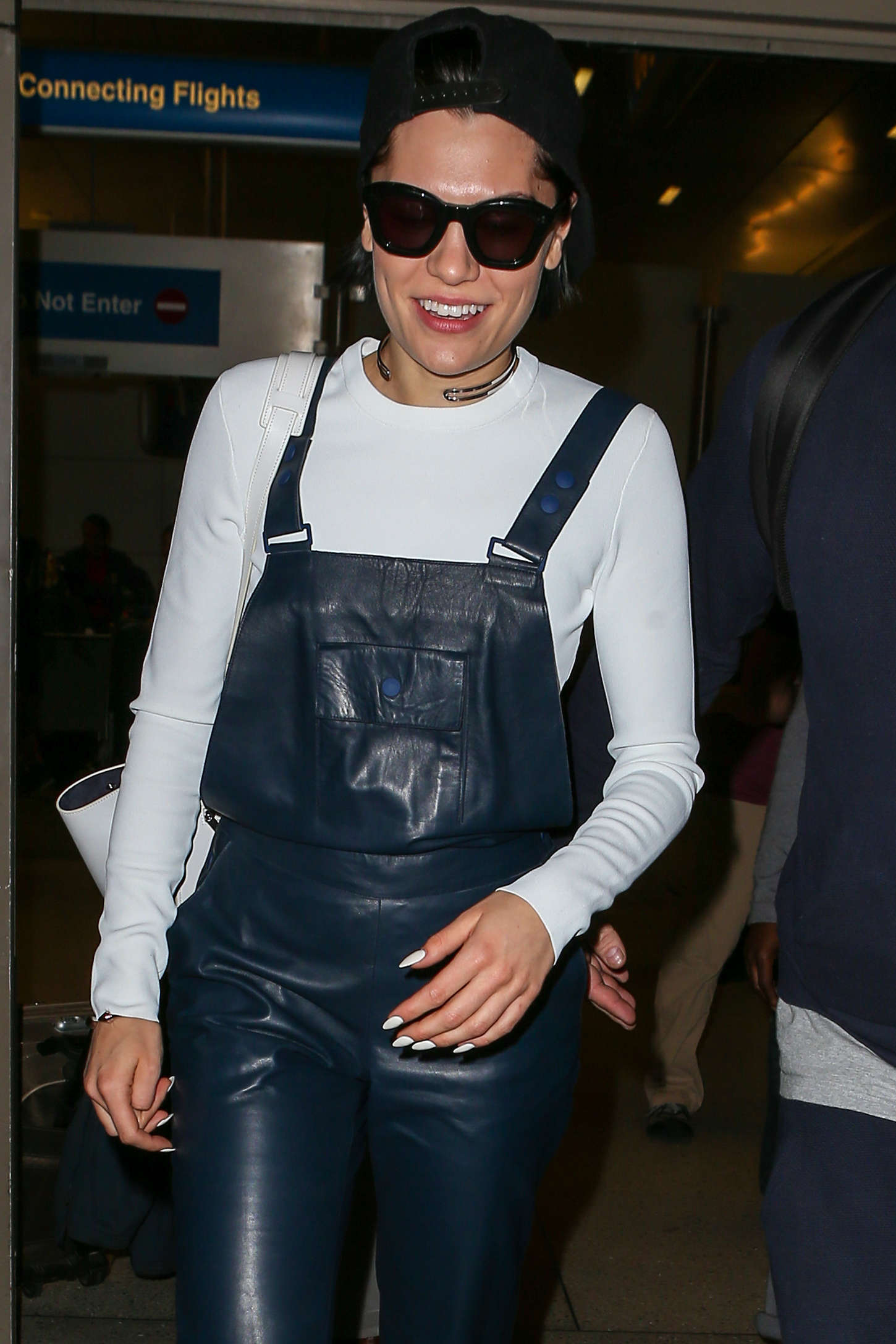 Jessie J arriving at LAX airport in Los Angeles