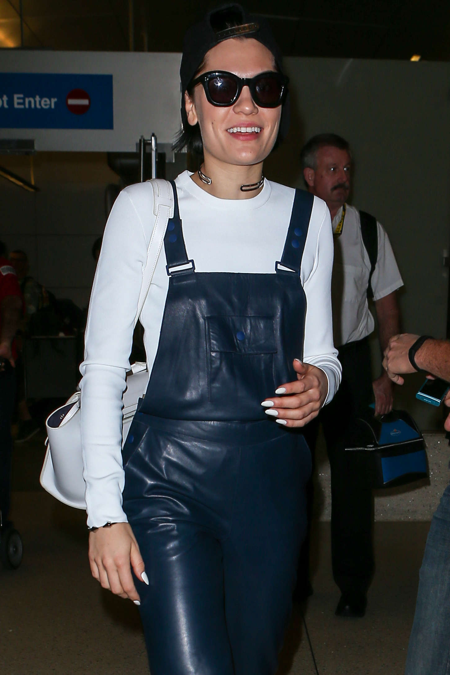 Jessie J arriving at LAX airport in Los Angeles