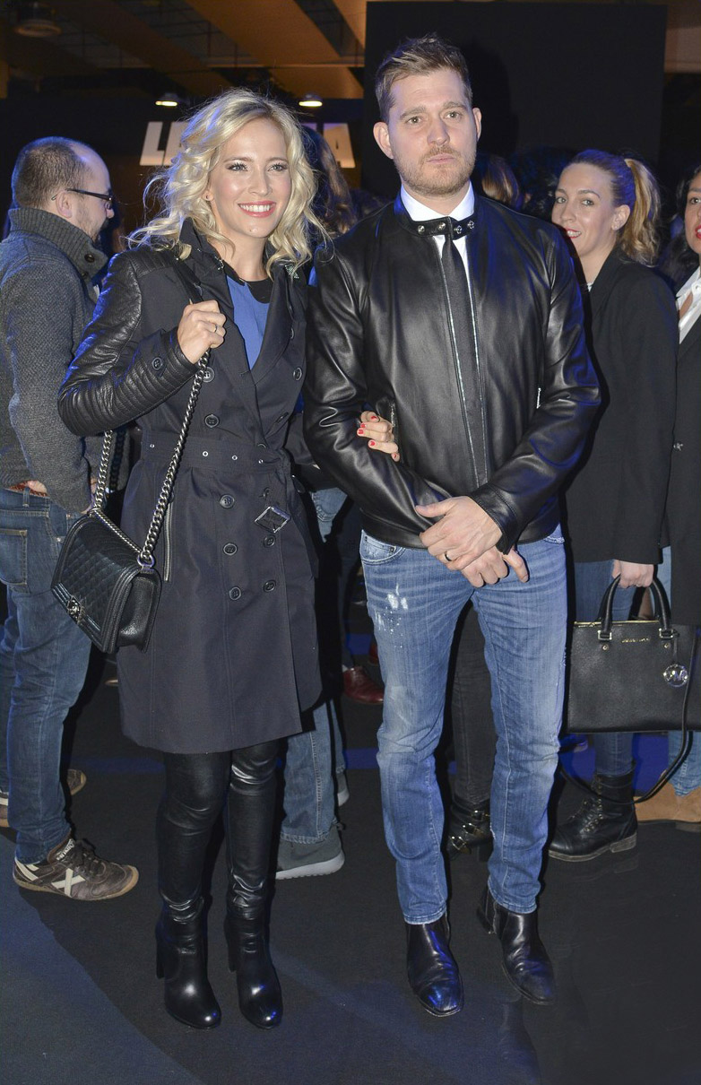 Luisana Lopilato arrives at the David Delfin Fashion Show