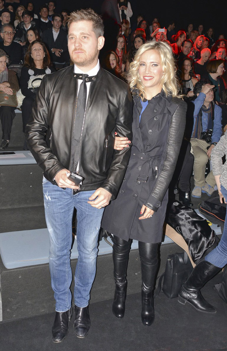 Luisana Lopilato arrives at the David Delfin Fashion Show