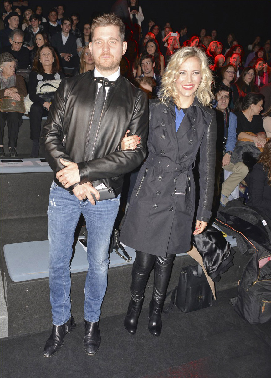 Luisana Lopilato arrives at the David Delfin Fashion Show