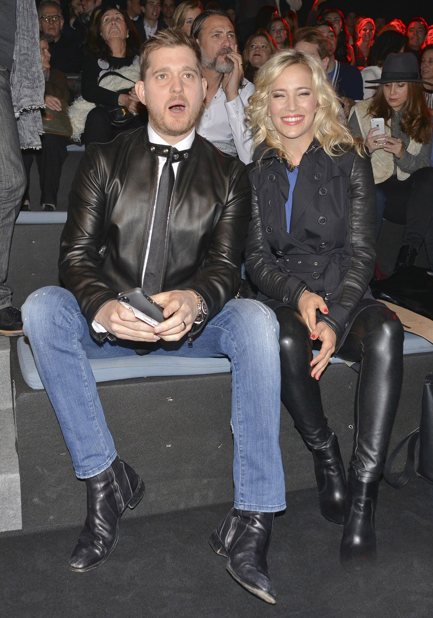 Luisana Lopilato arrives at the David Delfin Fashion Show