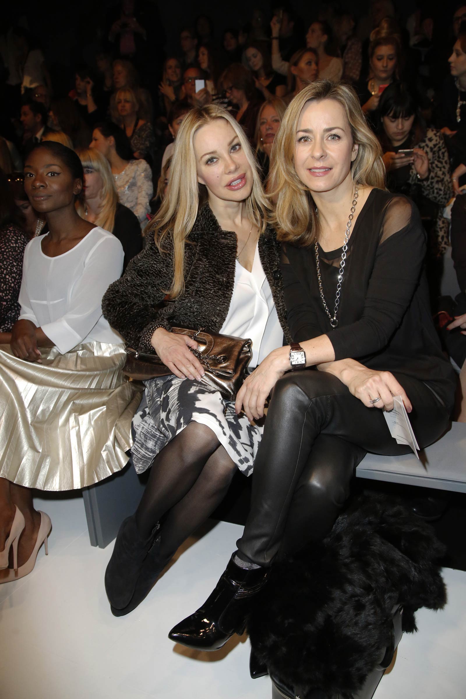 Bettina Cramer attends Mercedes-Benz Fashion Week