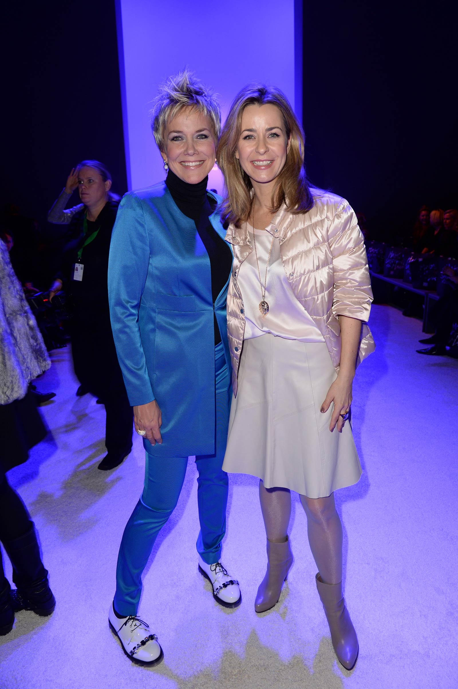 Bettina Cramer attends Mercedes-Benz Fashion Week