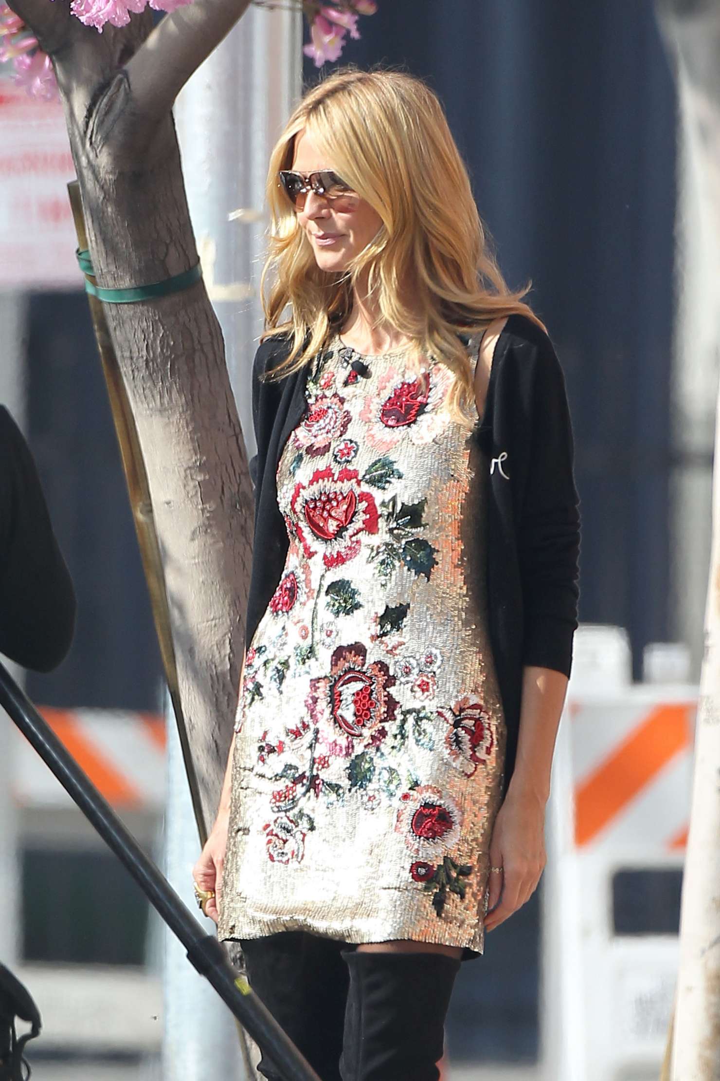 Heidi Klum on the Set of Germany Next Top Model Shooting in LA