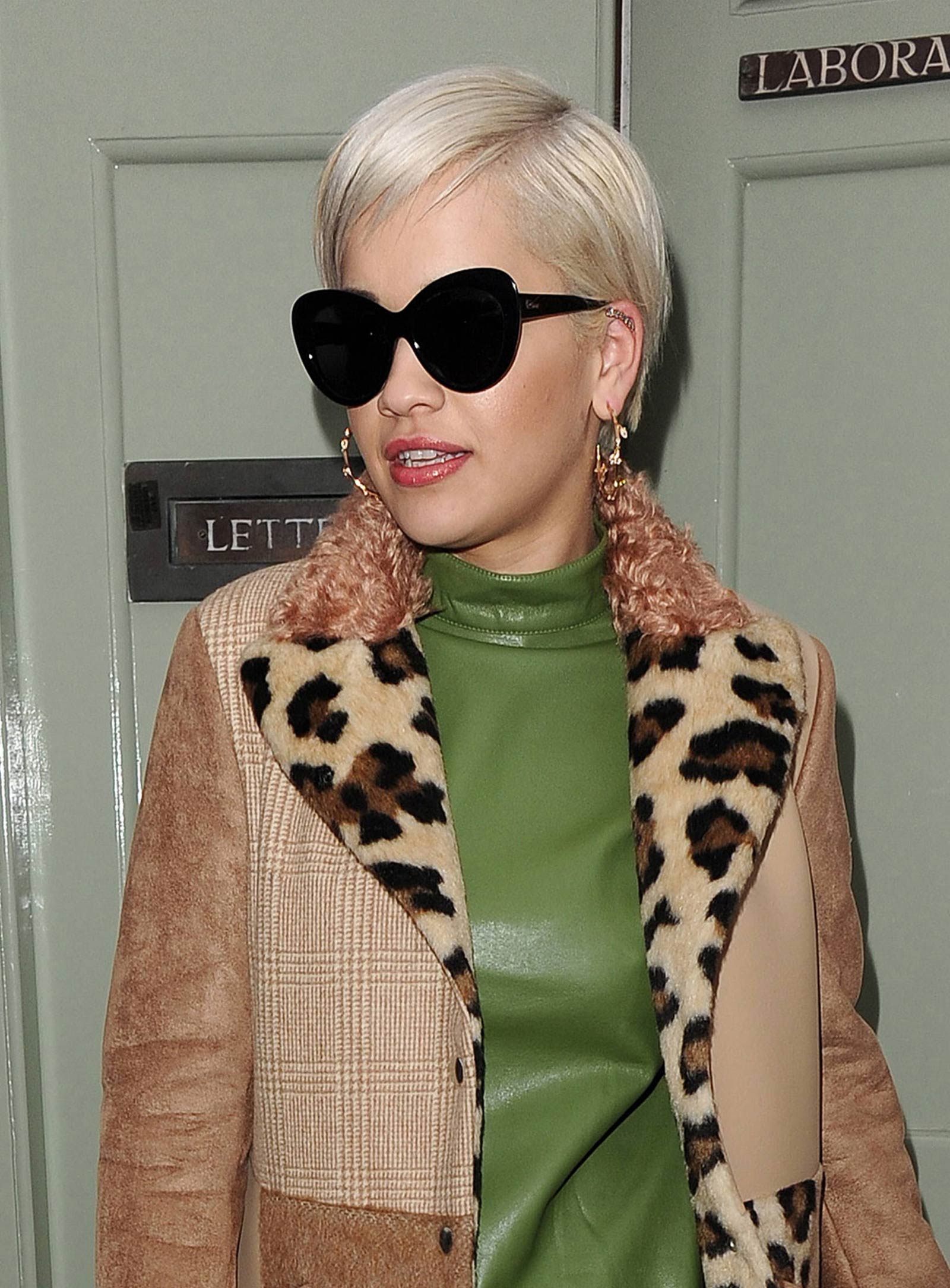 Rita Ora leaving a studio in London