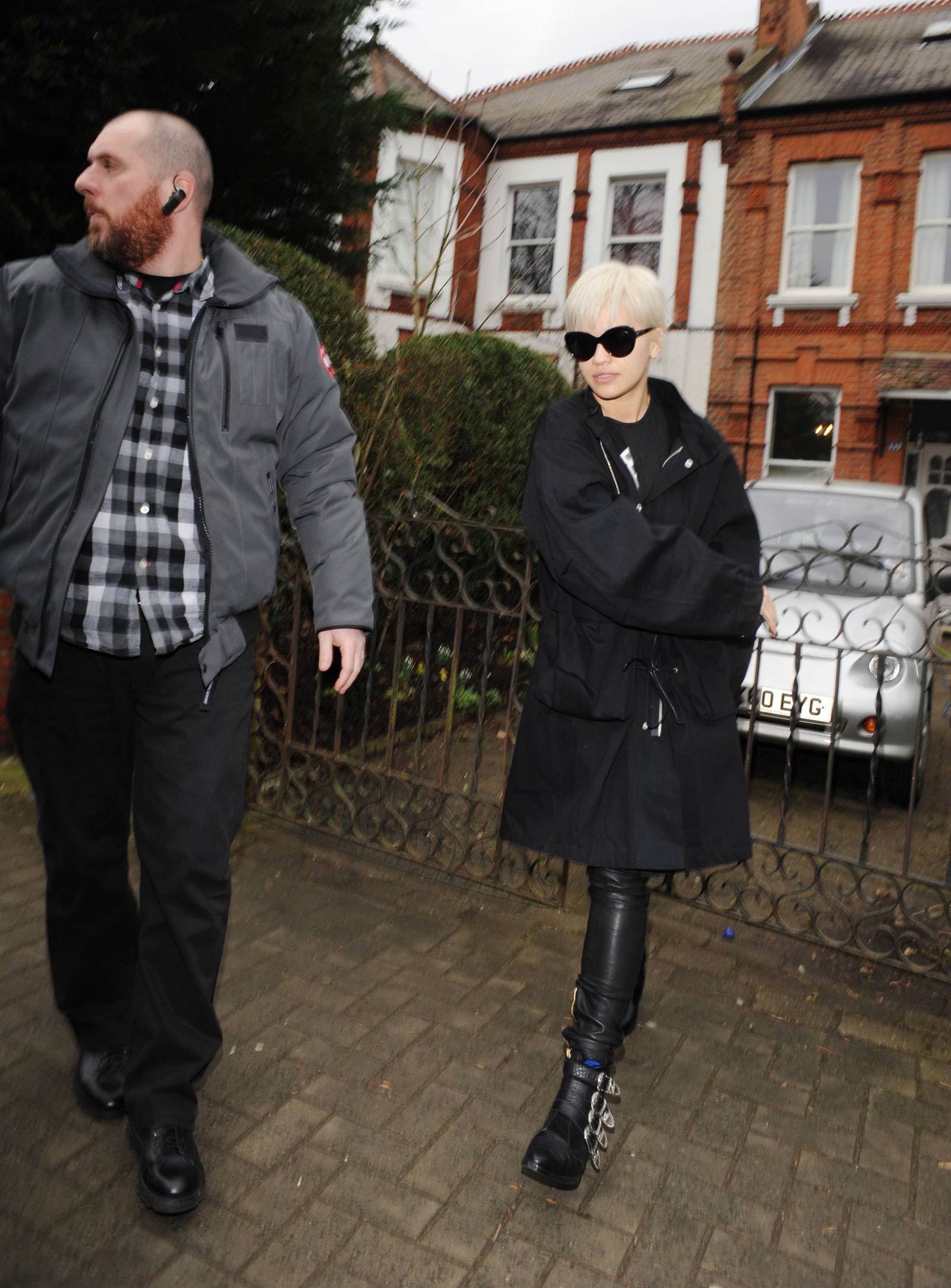 Rita Ora seen leaving her home in Notting Hill