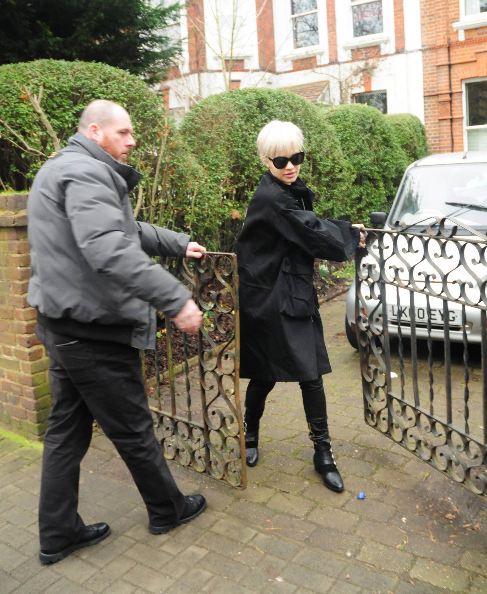 Rita Ora seen leaving her home in Notting Hill