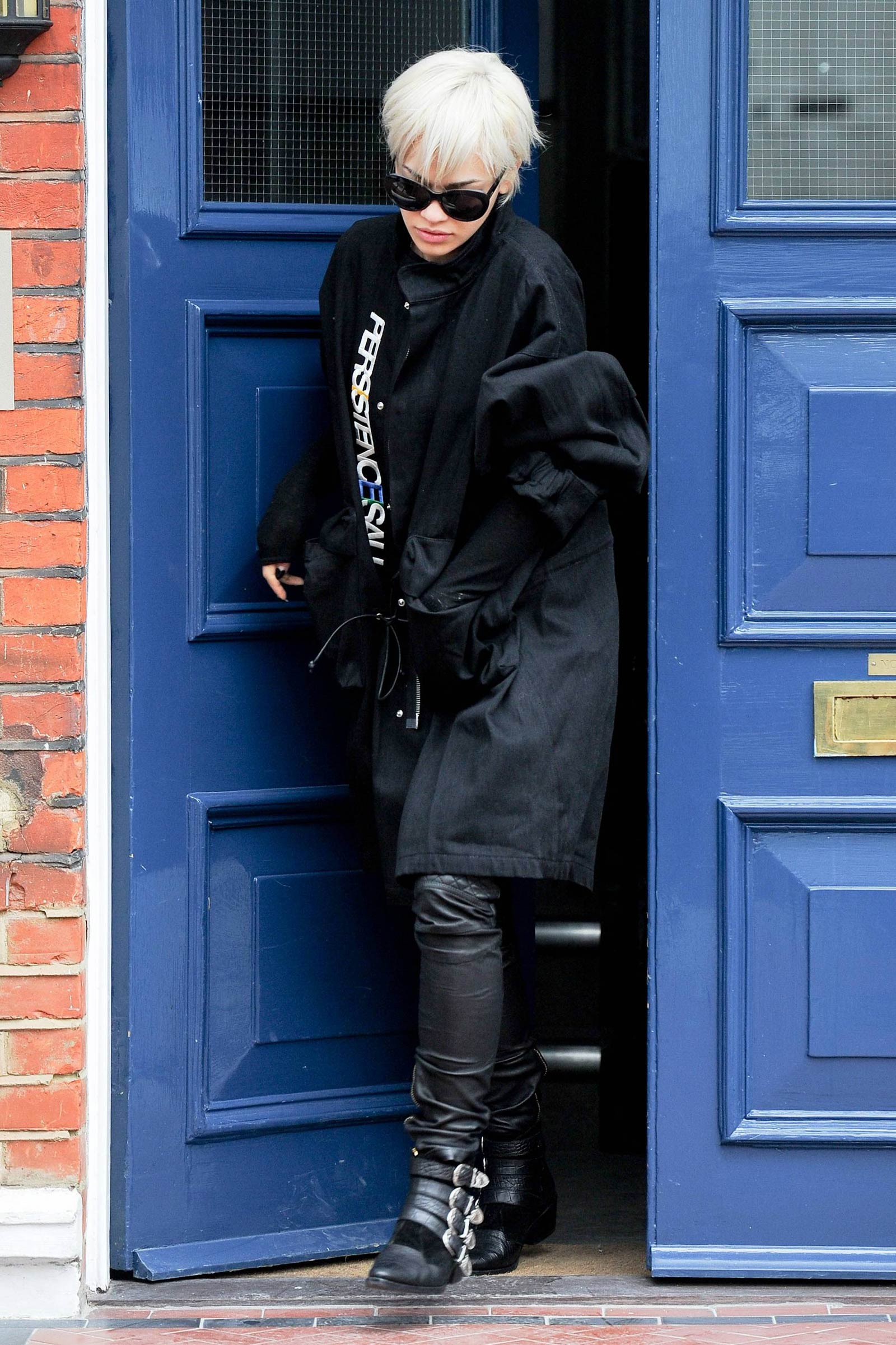 Rita Ora seen leaving her home in Notting Hill